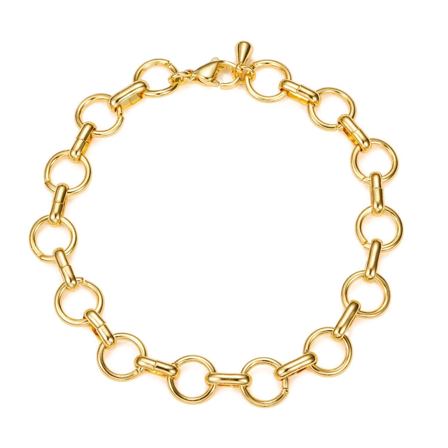 ROUND CHAIN BRASS BRACEELT