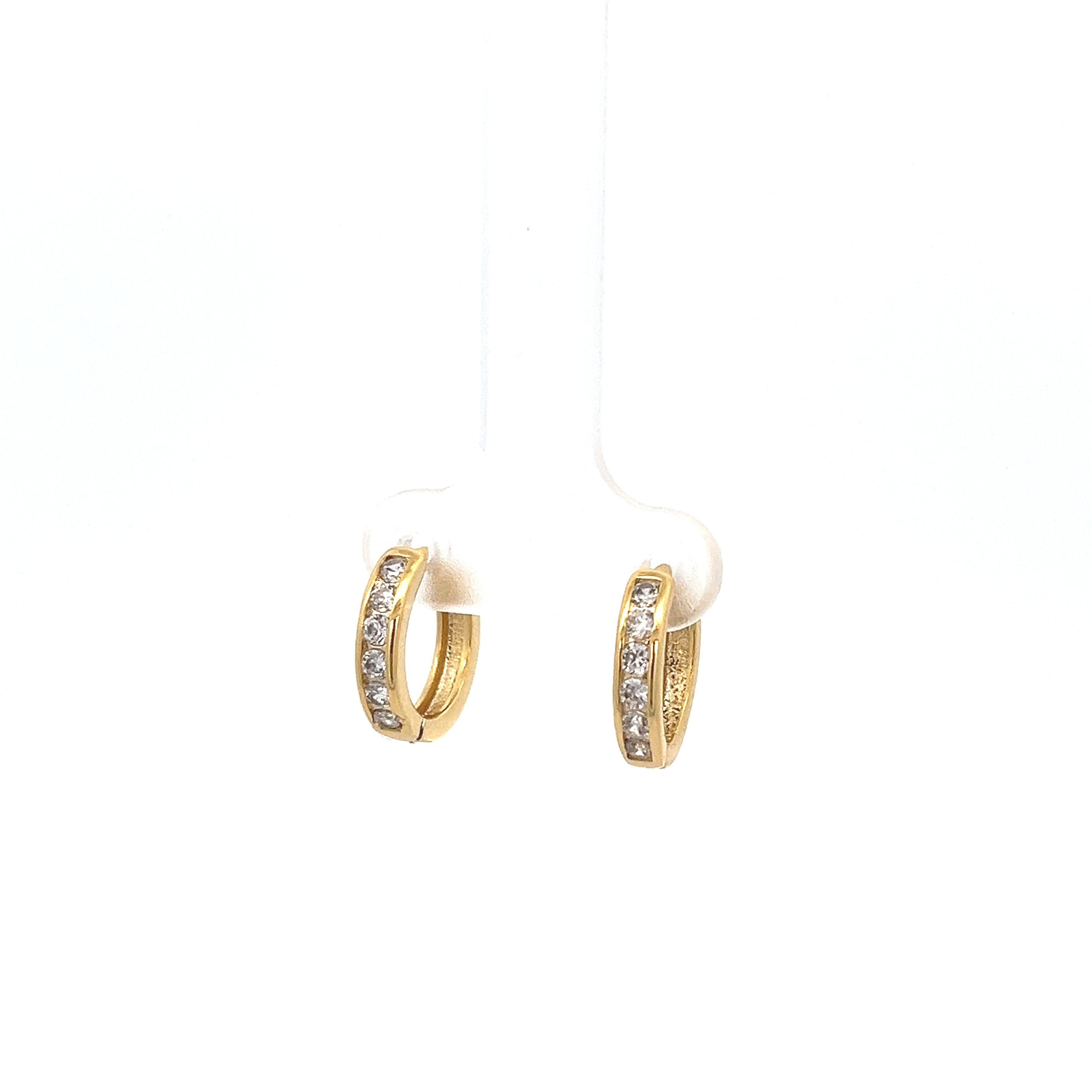 ROUND ZIRCONIA HOOPS