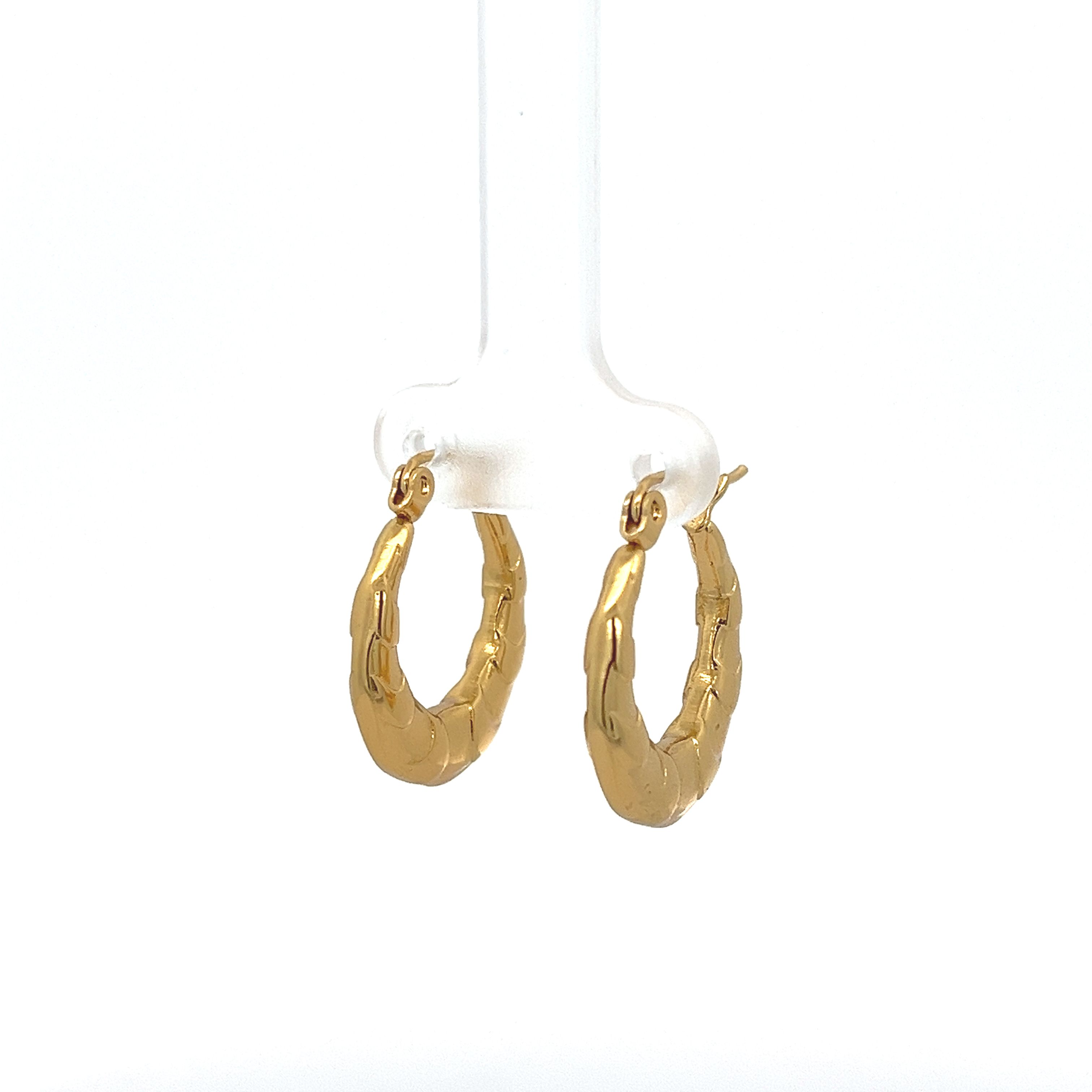 U-SHAPED BAMBOO EARRING