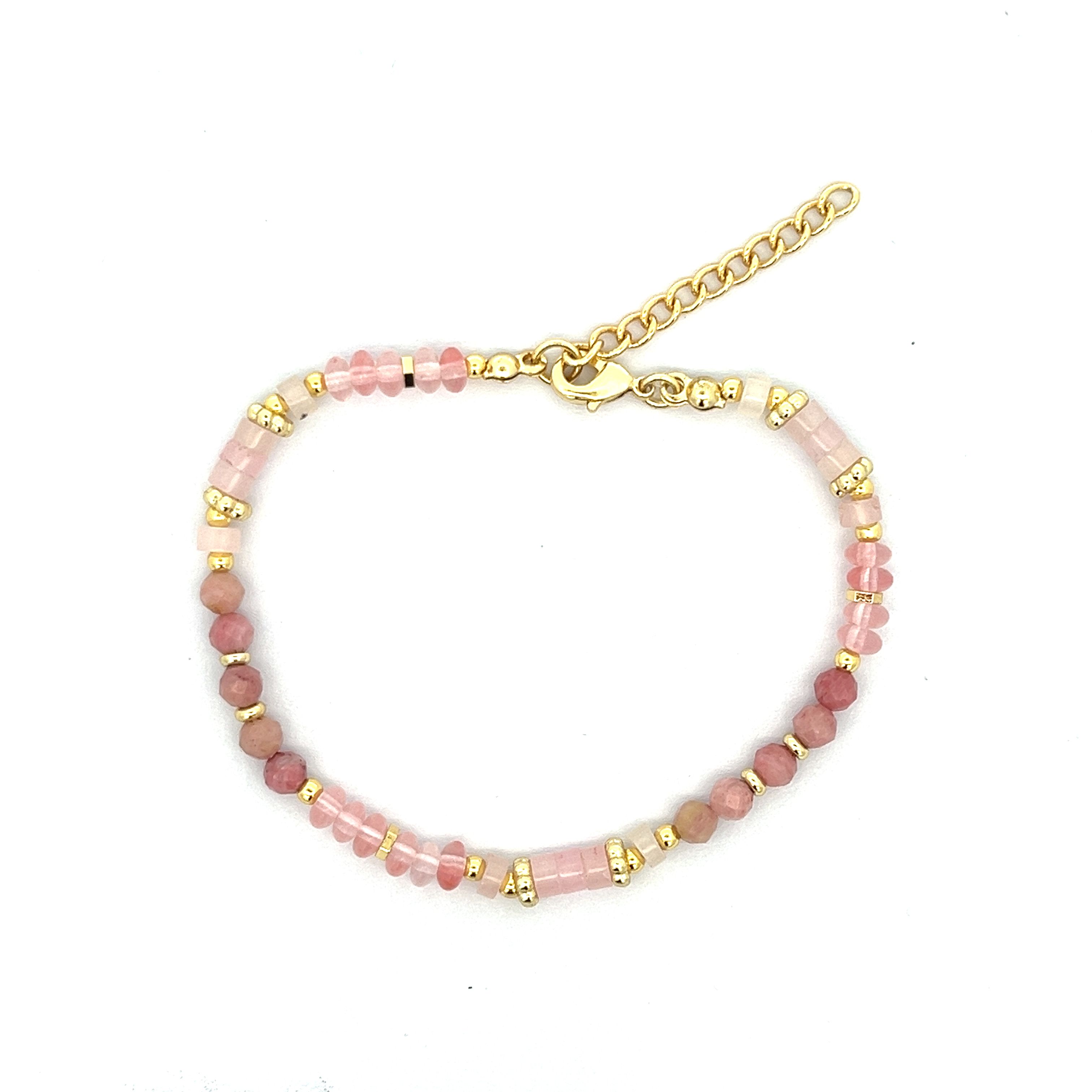 PINK OPAL STATEMENT BRACELET