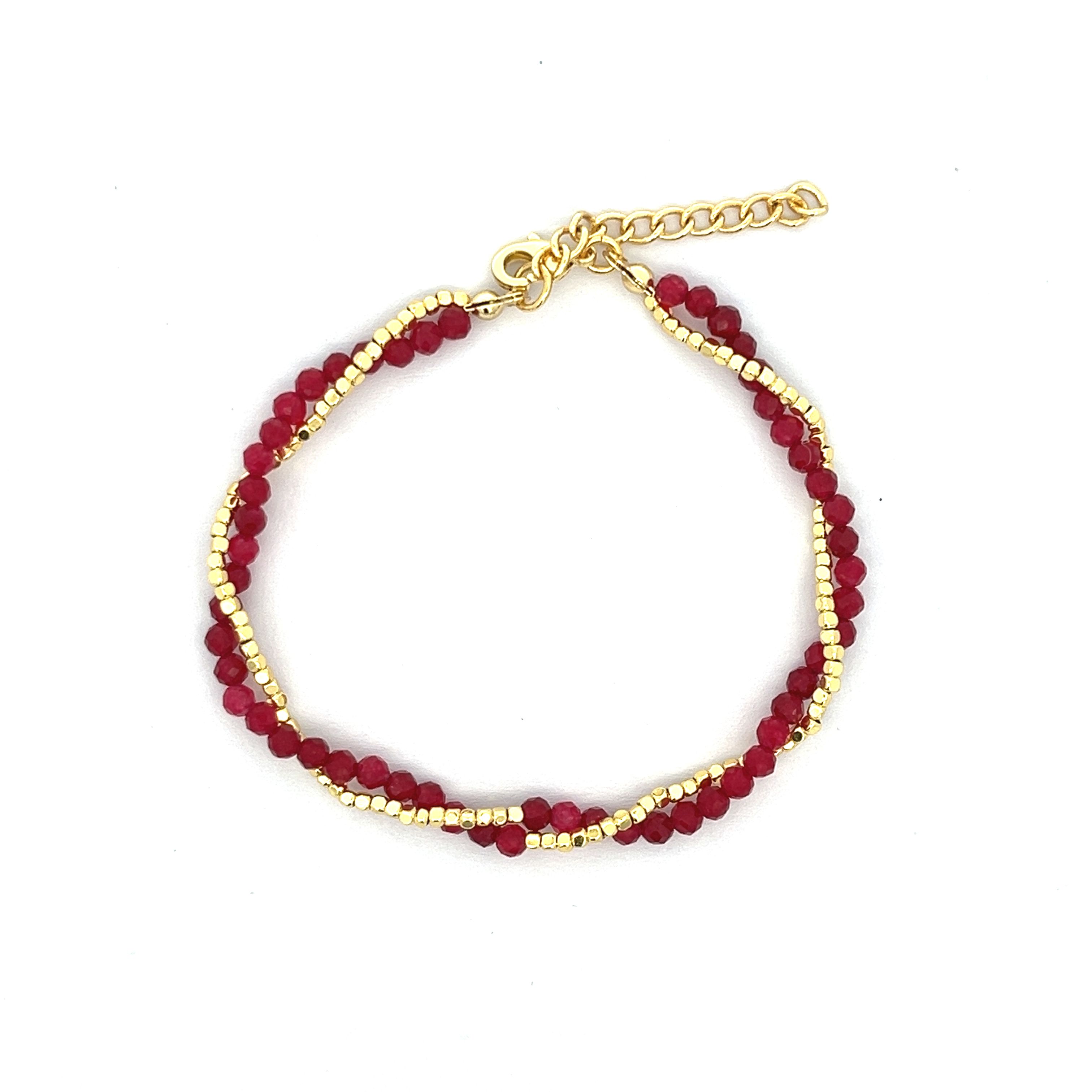 CRIMSON JADE BRACELET	