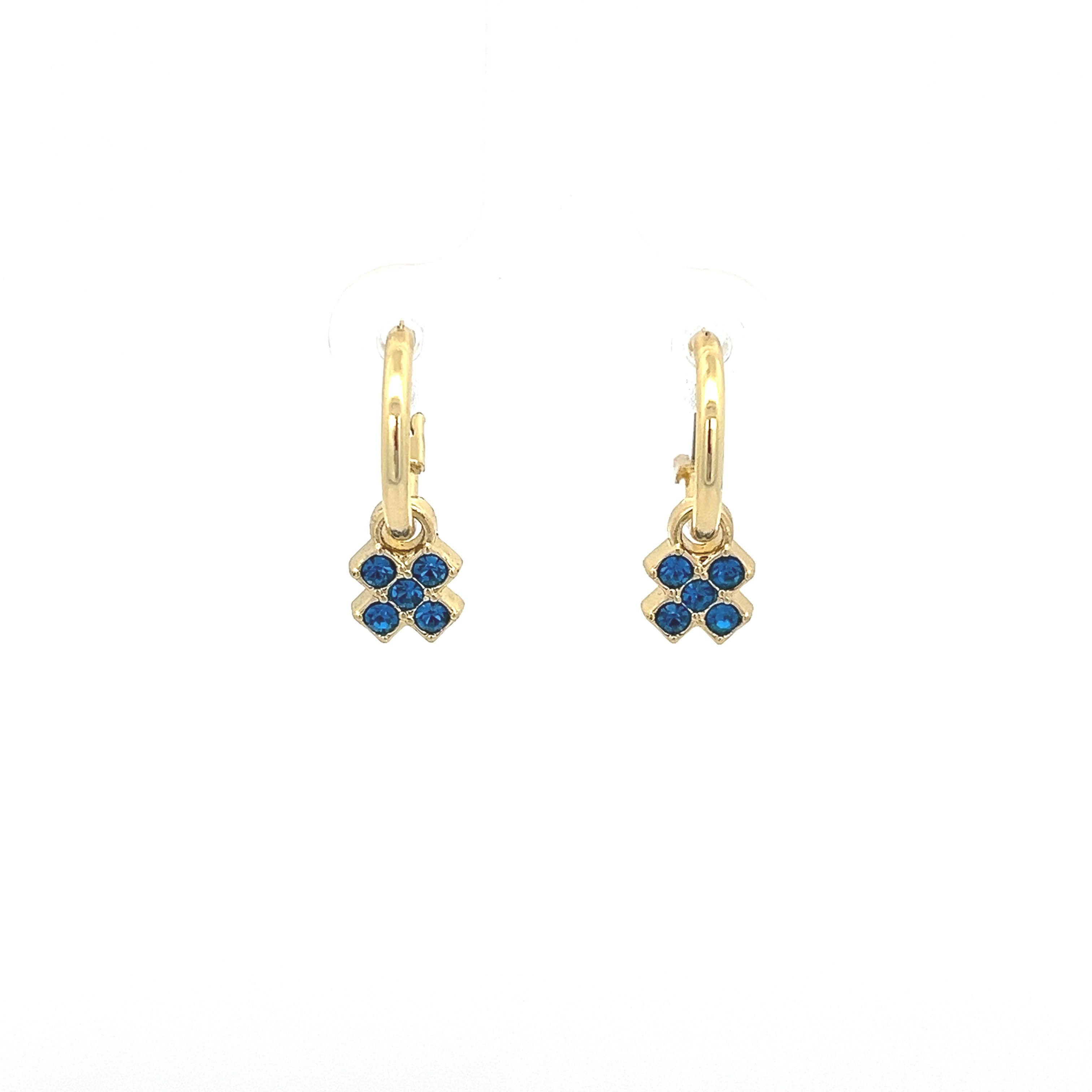 SWAROVSKI DIAMOND FOURLEAF CLOVER EARRING