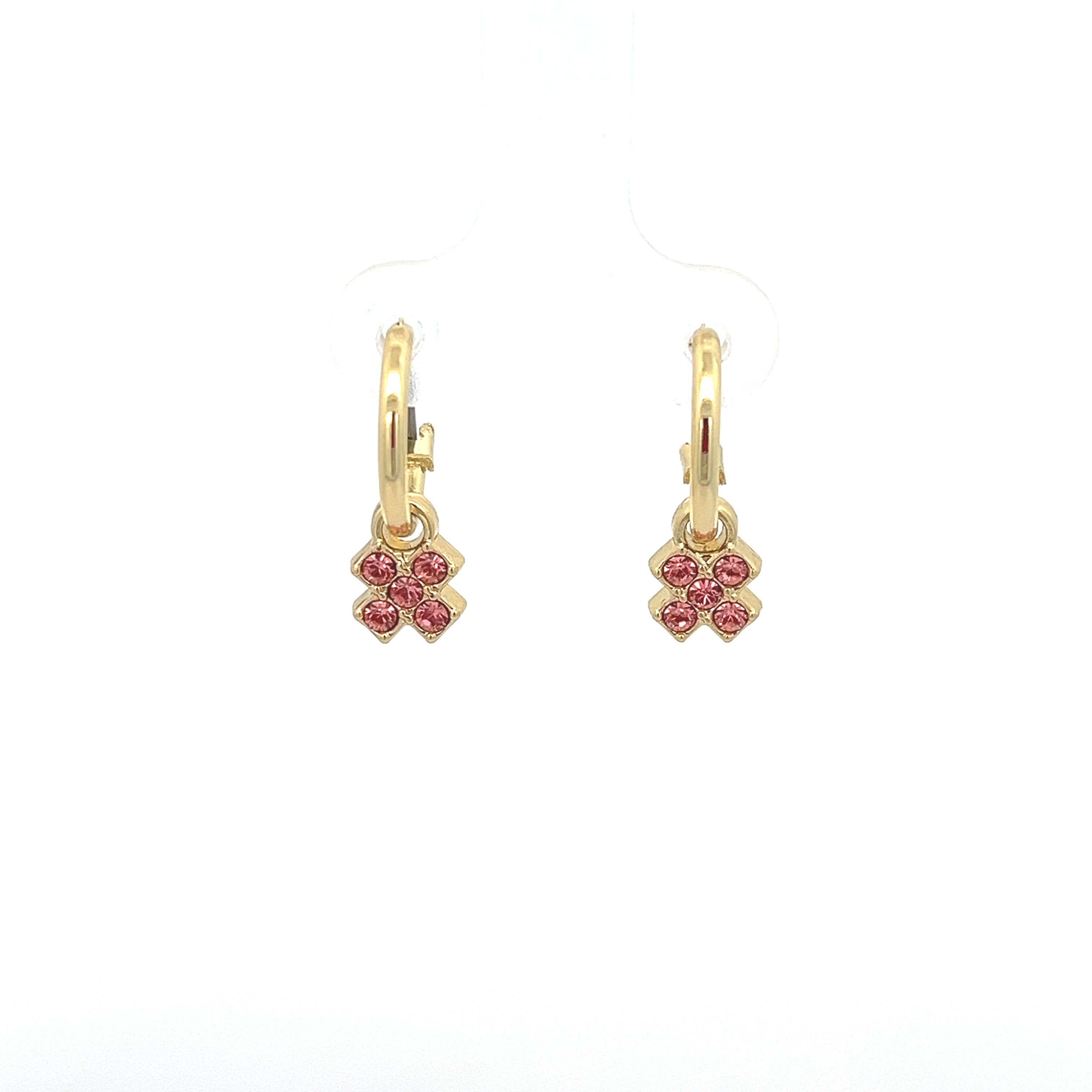 SWAROVSKI DIAMOND FOURLEAF CLOVER EARRING