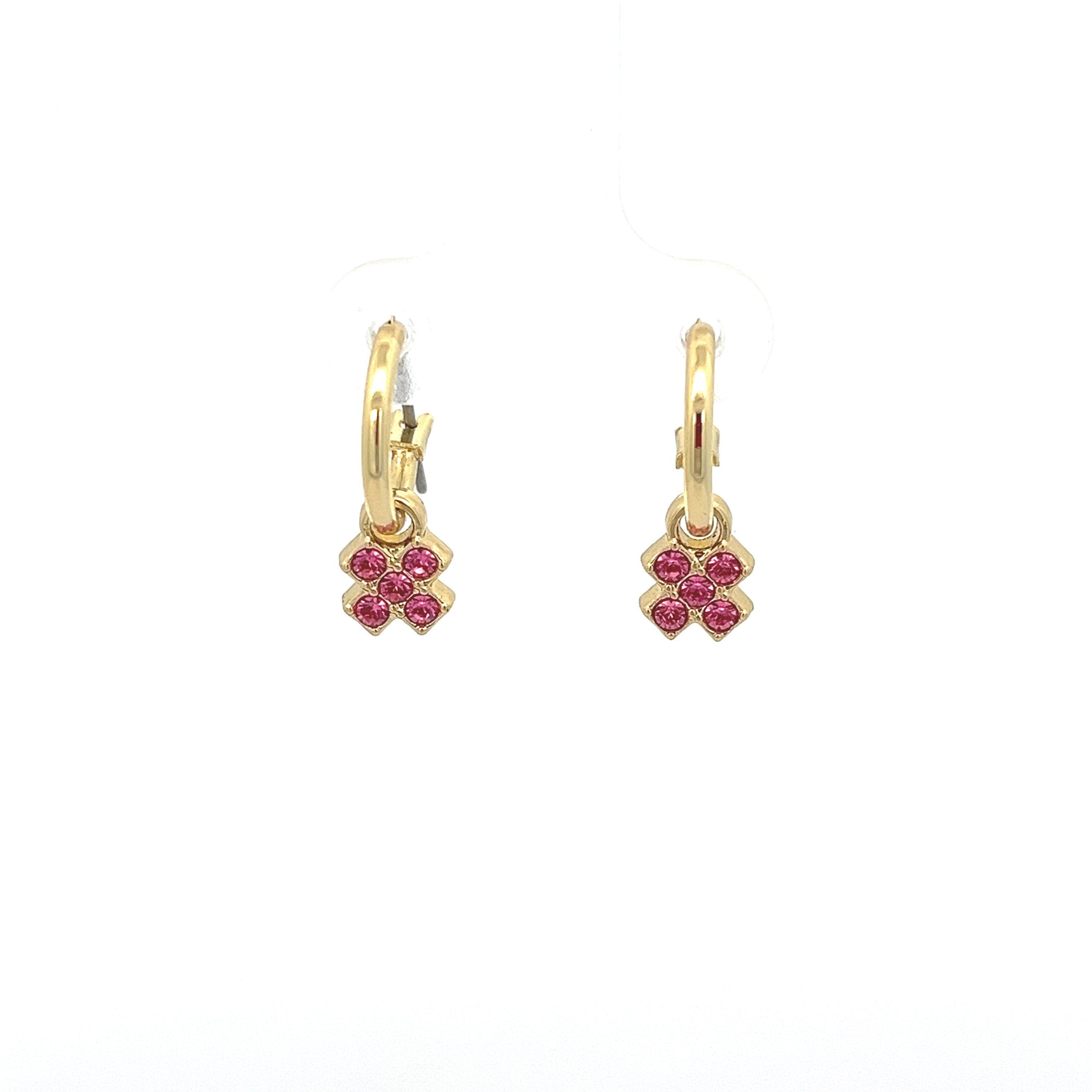SWAROVSKI DIAMOND FOURLEAF CLOVER EARRING