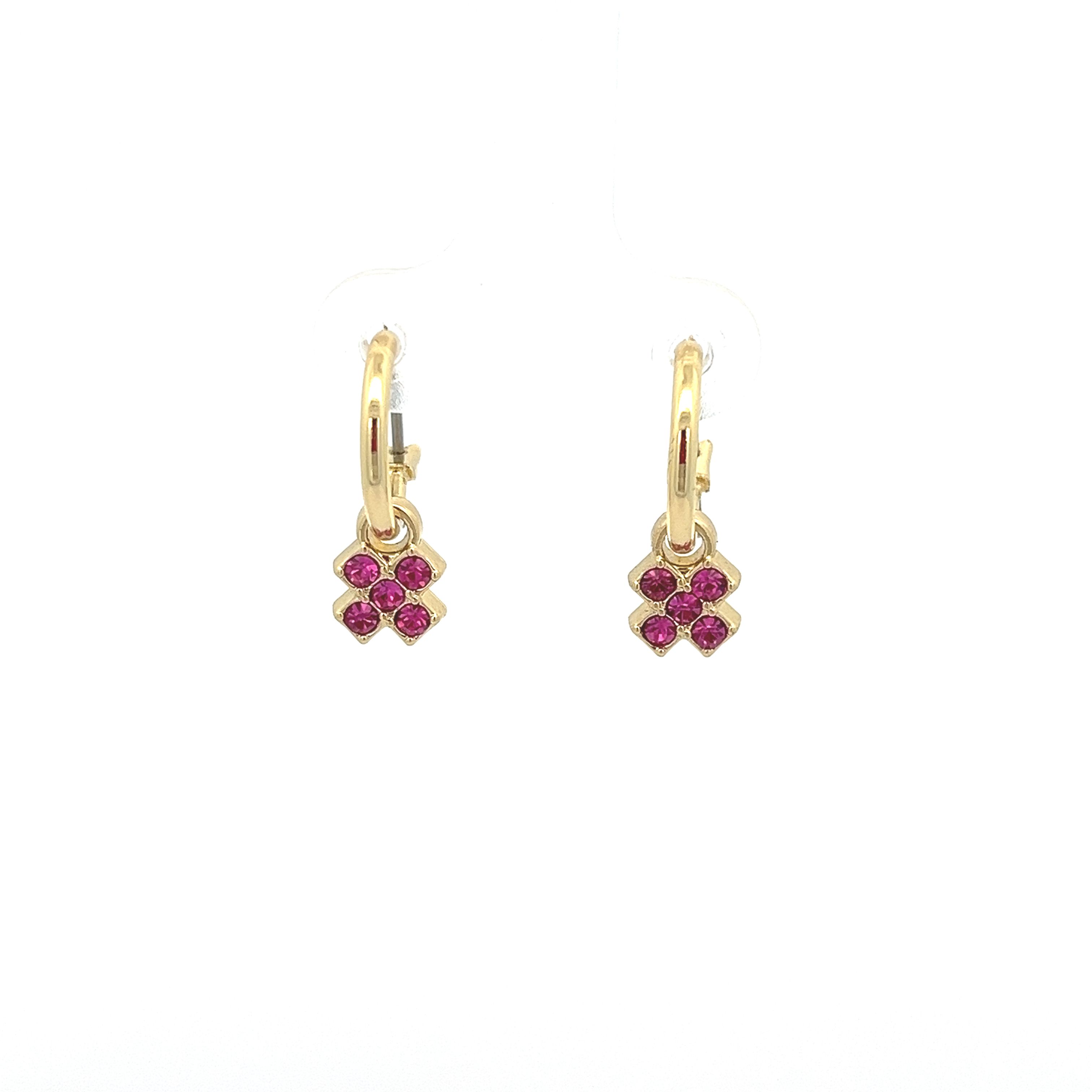 SWAROVSKI DIAMOND FOURLEAF CLOVER EARRING