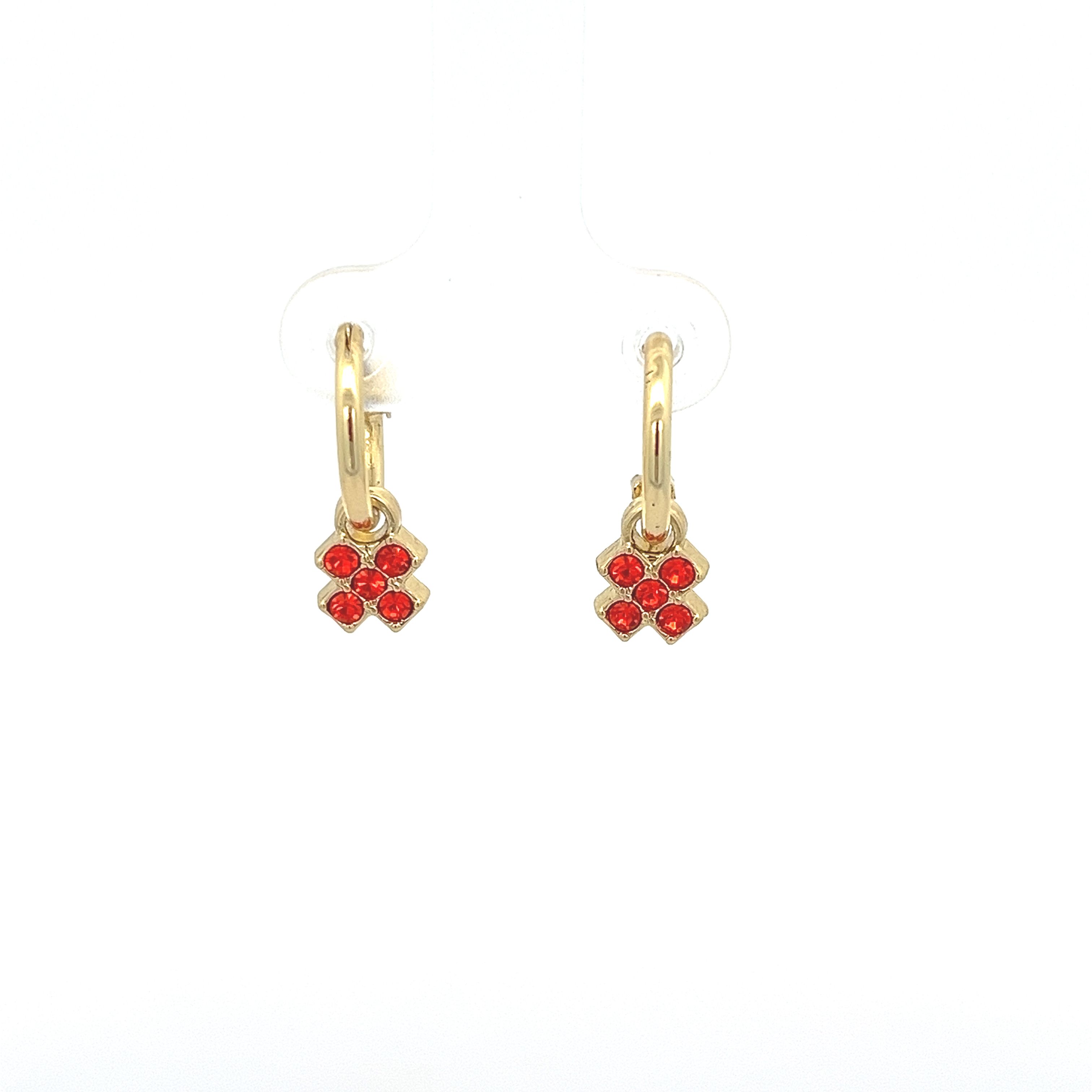 SWAROVSKI DIAMOND FOURLEAF CLOVER EARRING