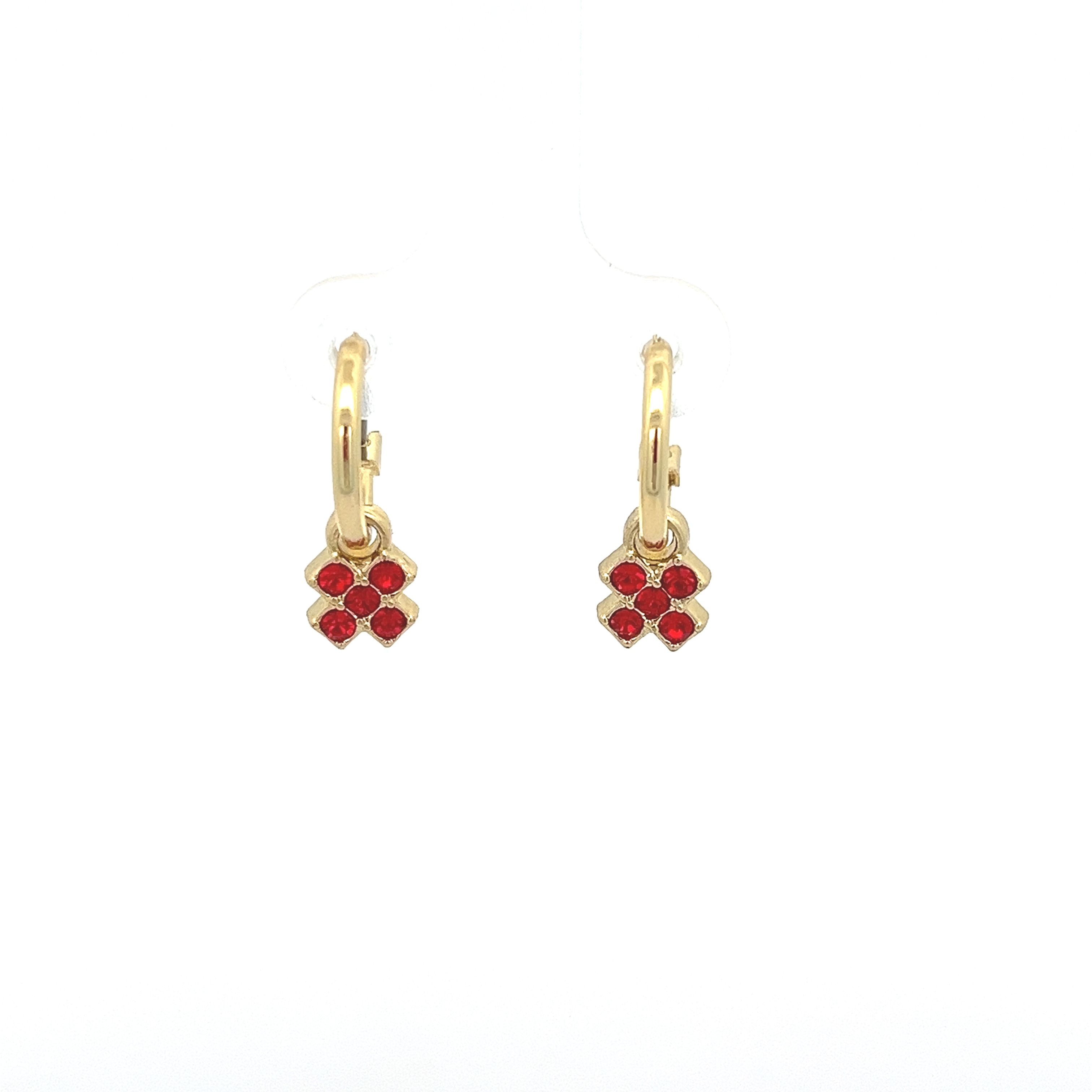 SWAROVSKI DIAMOND FOURLEAF CLOVER EARRING