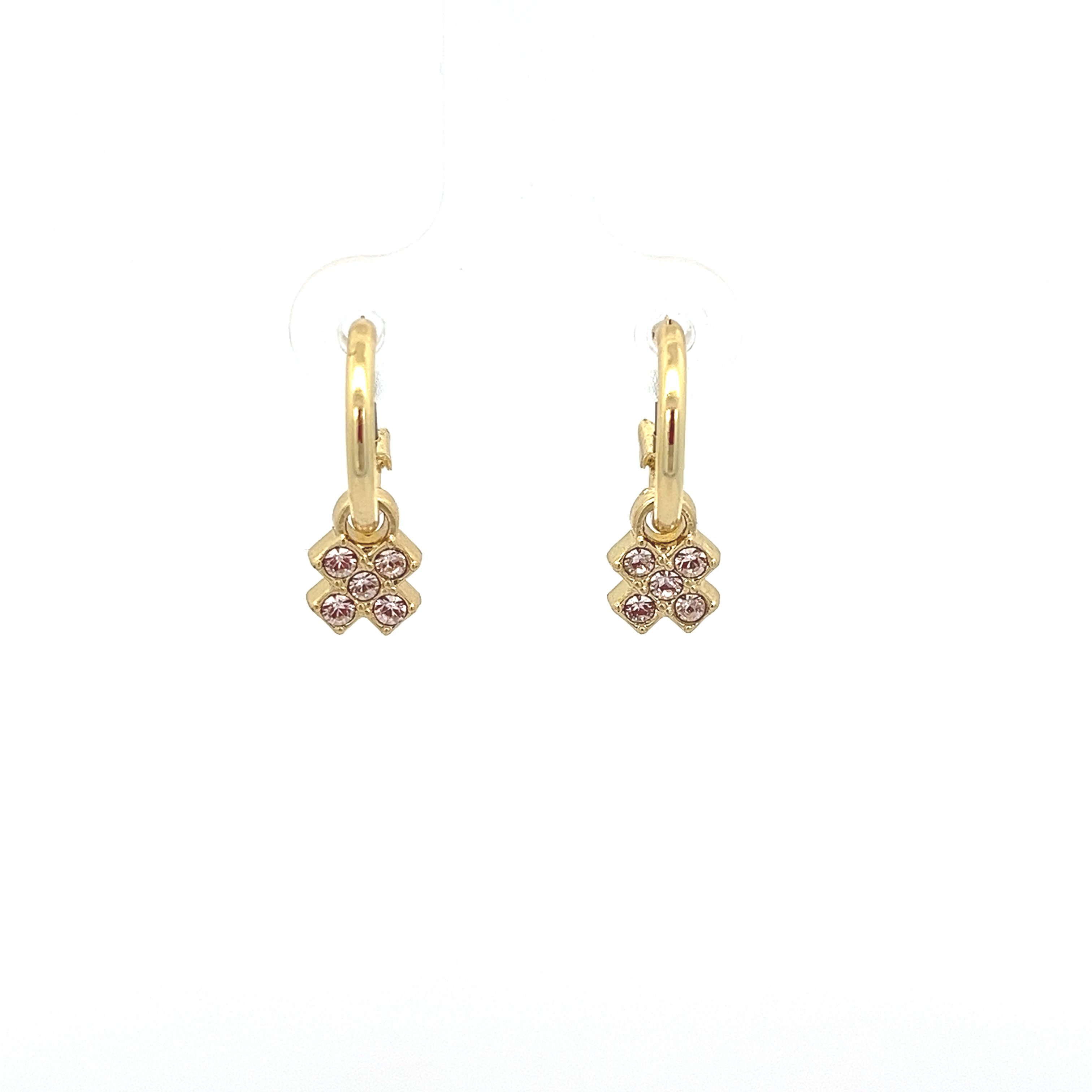 SWAROVSKI DIAMOND FOURLEAF CLOVER EARRING