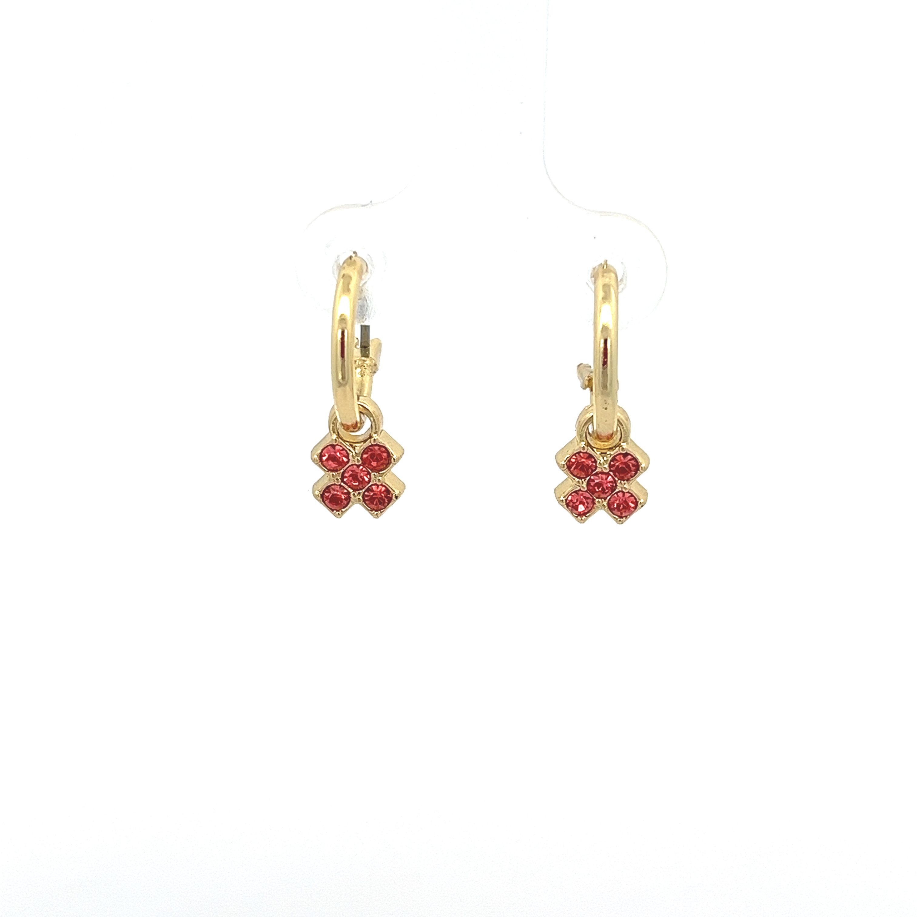 SWAROVSKI DIAMOND FOURLEAF CLOVER EARRING