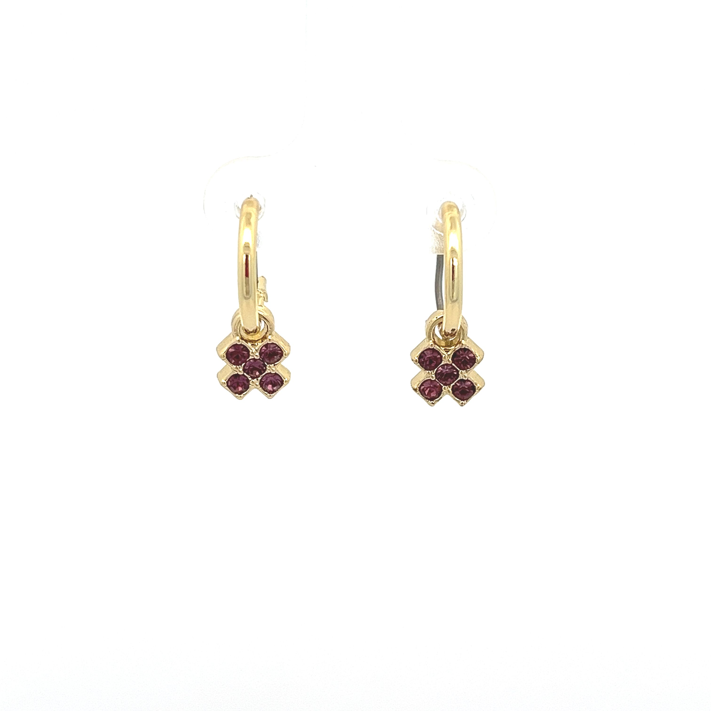 SWAROVSKI DIAMOND FOURLEAF CLOVER EARRING