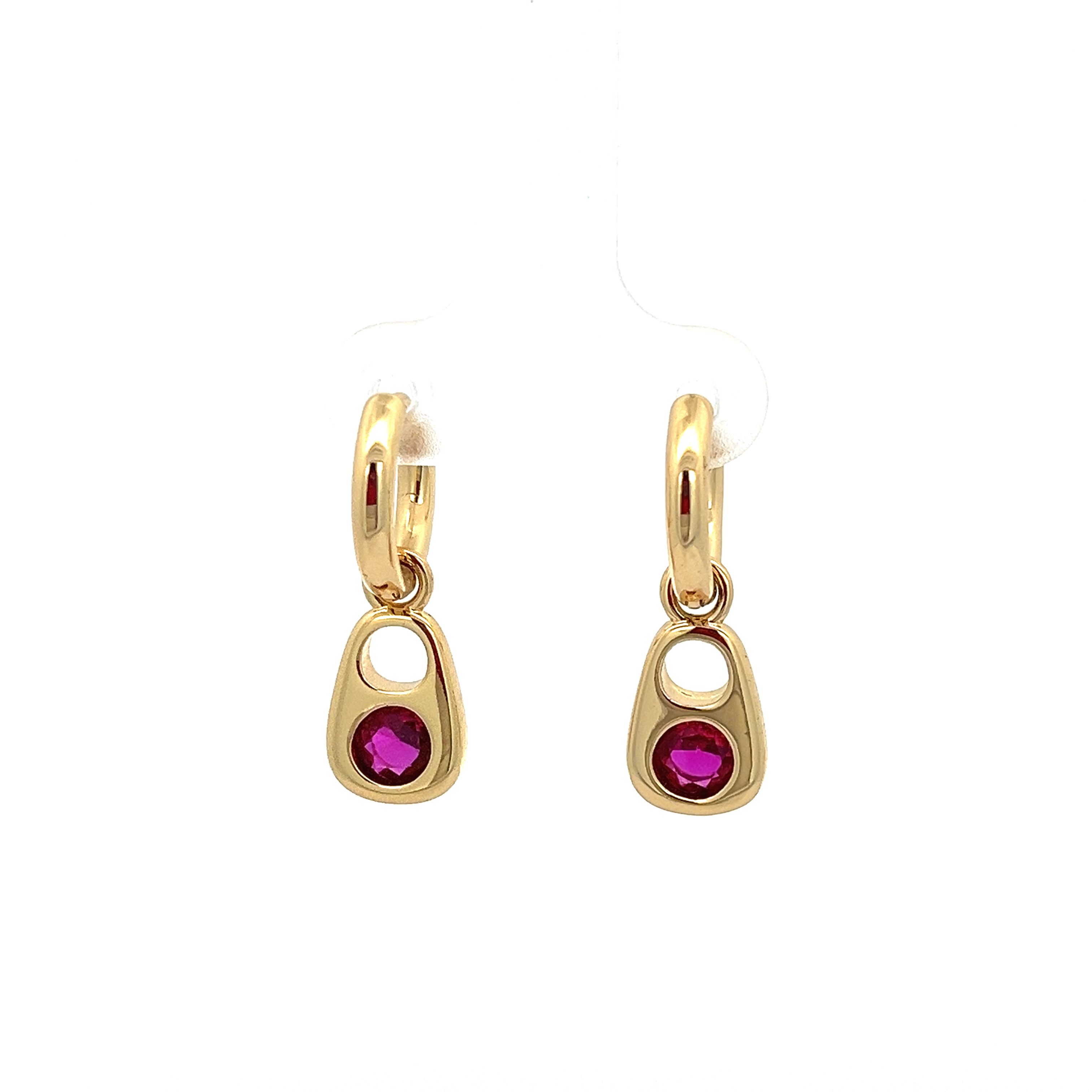 ROSE ZIRCONIA EARRING