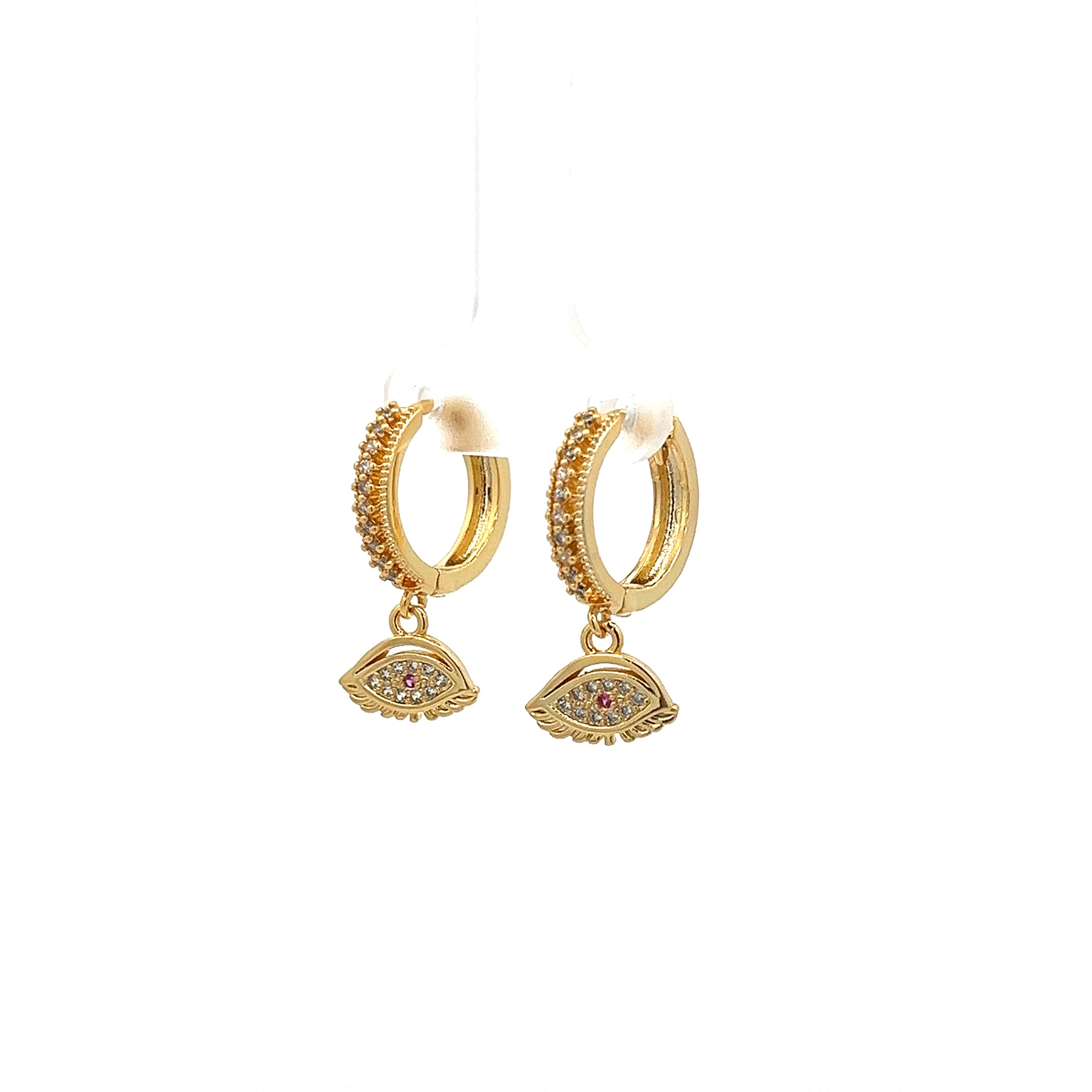LUCKY EYE ZIRCONIA EARRING