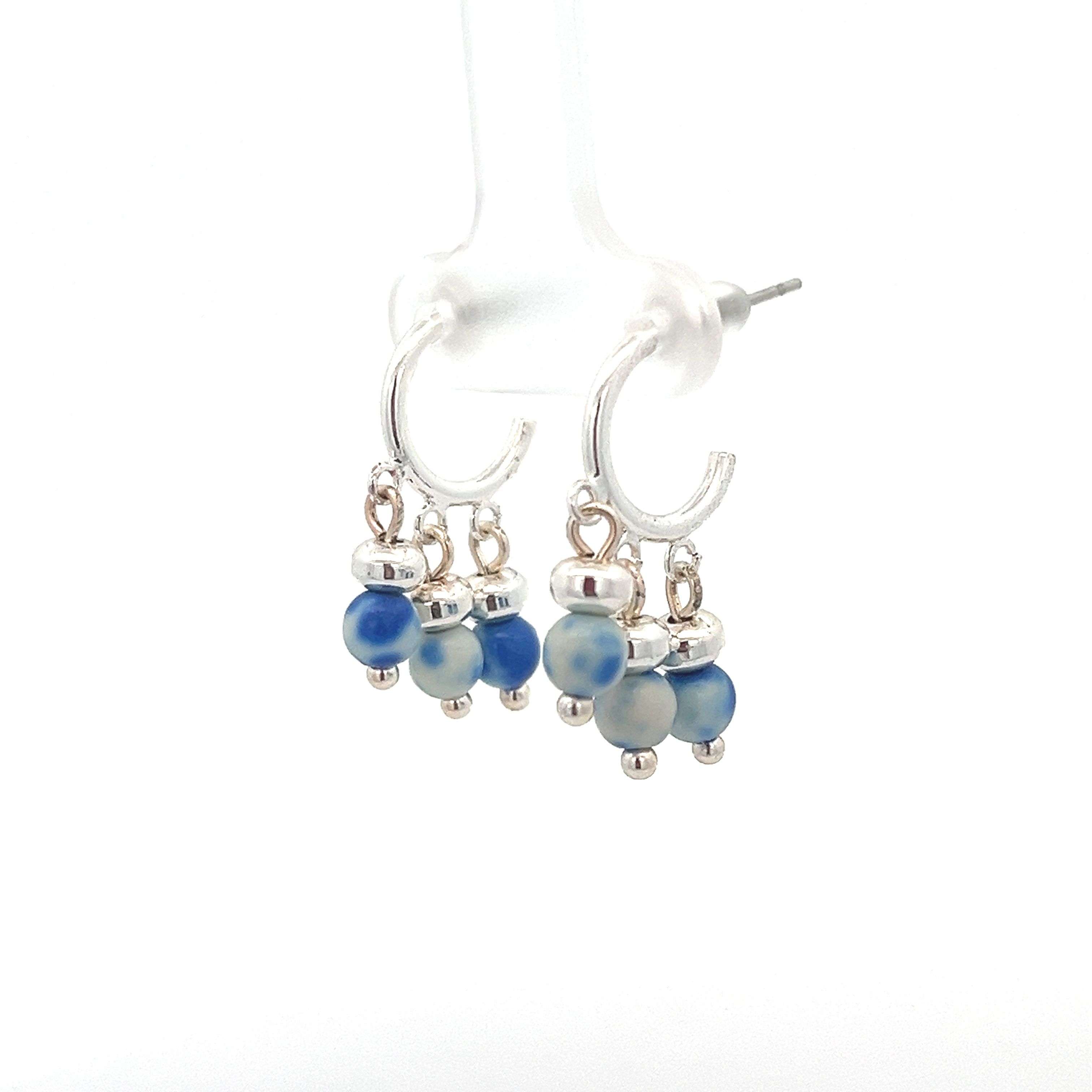 SYNTHETIC RAINBOW STONE EARRING