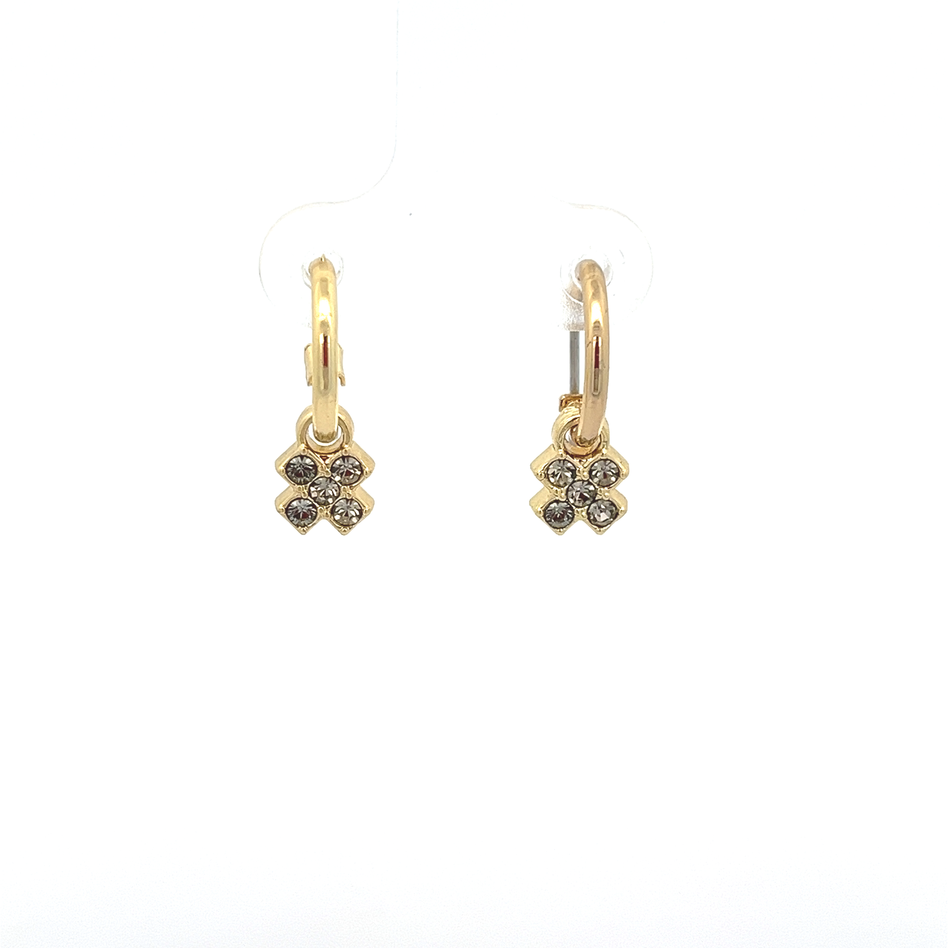 SWAROVSKI DIAMOND FOURLEAF CLOVER EARRING