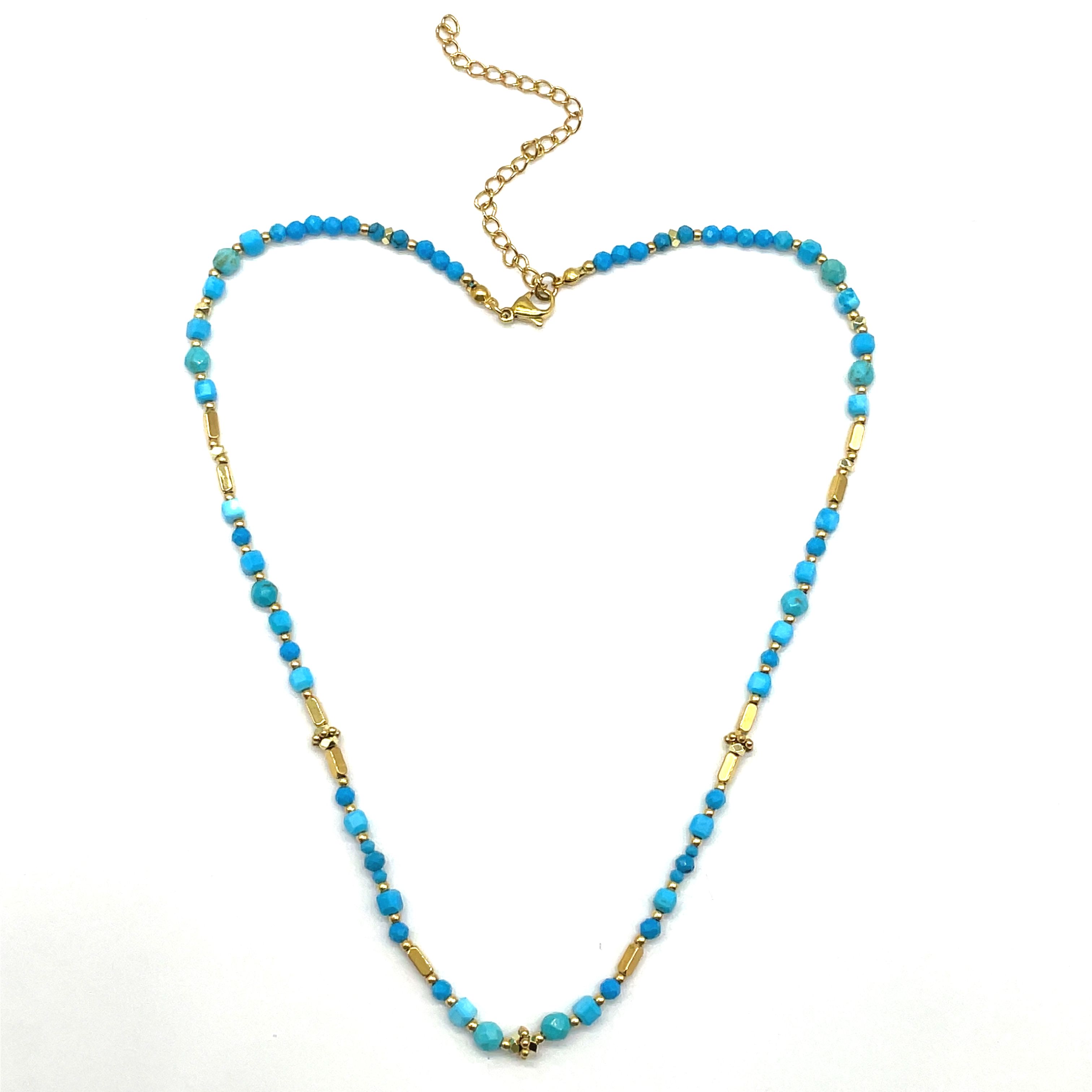 BLUE TURQUOISES NECKLACE