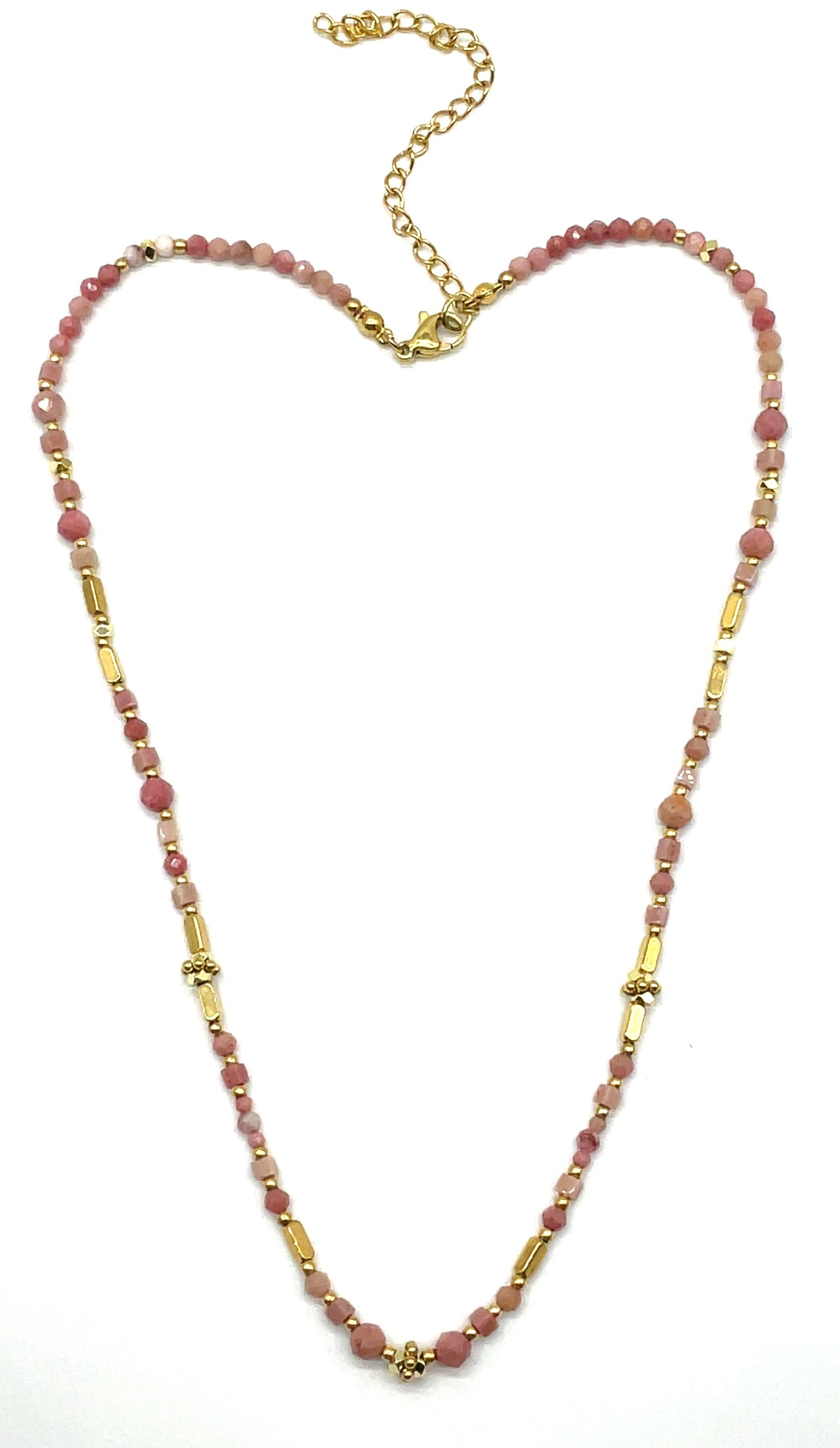 RHODOCHROSITES NECKLACE