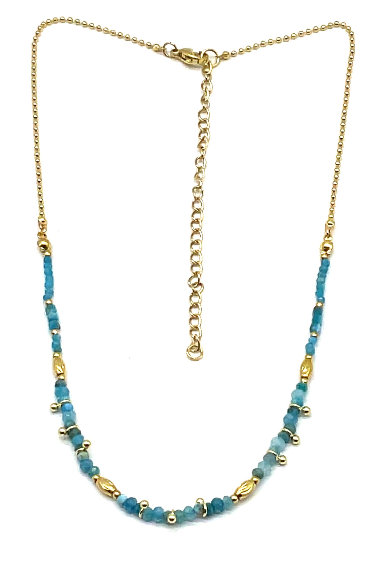 APATITE BRADS NECKLACE 