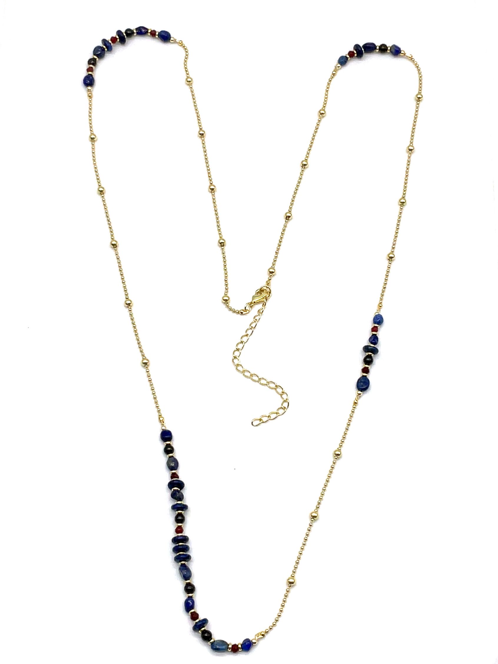 IRREGULAR LAPIS LAZULIS NECKLACE 