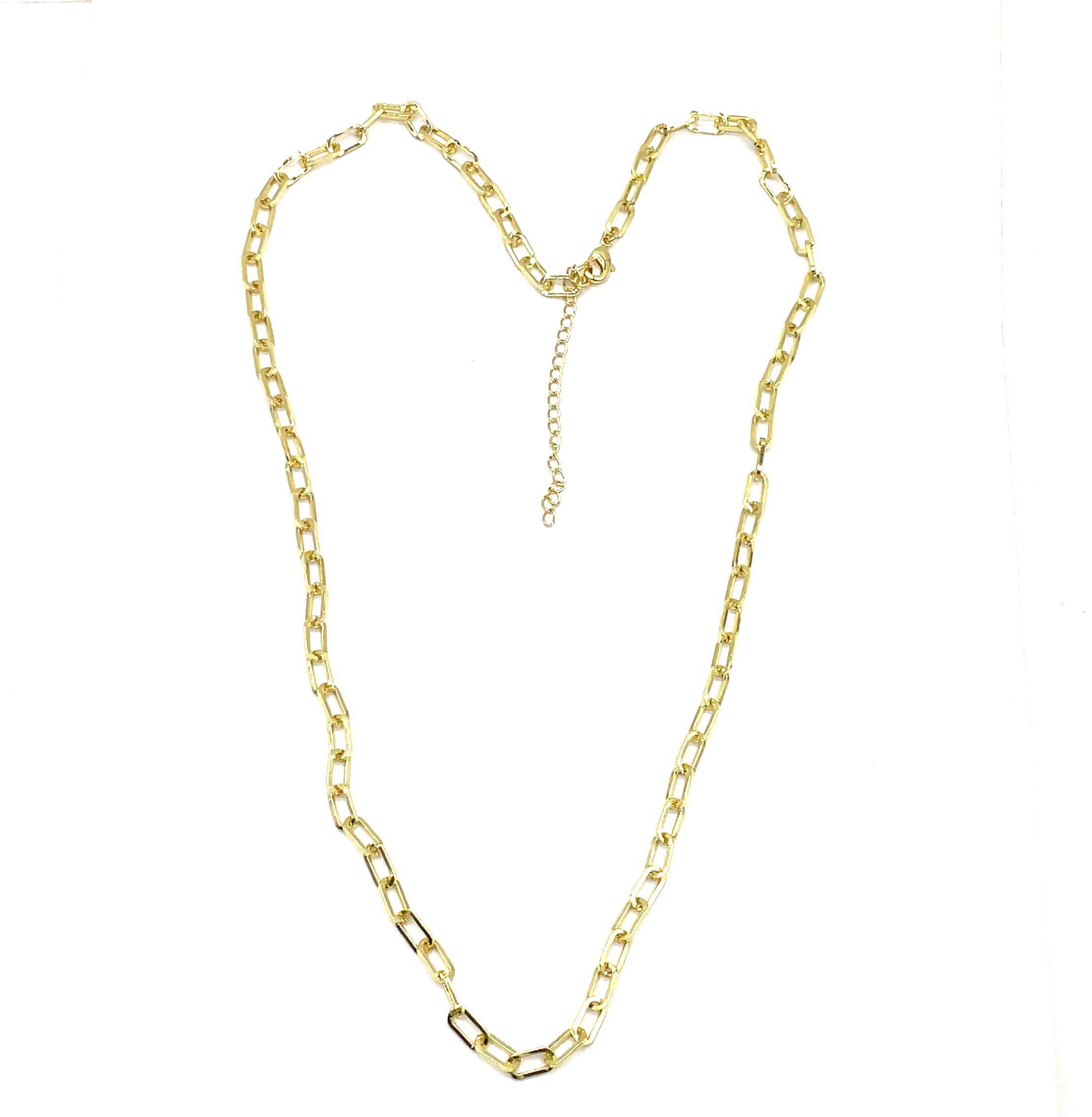 CROSS CHAIN 5X10MM NECKLACE 