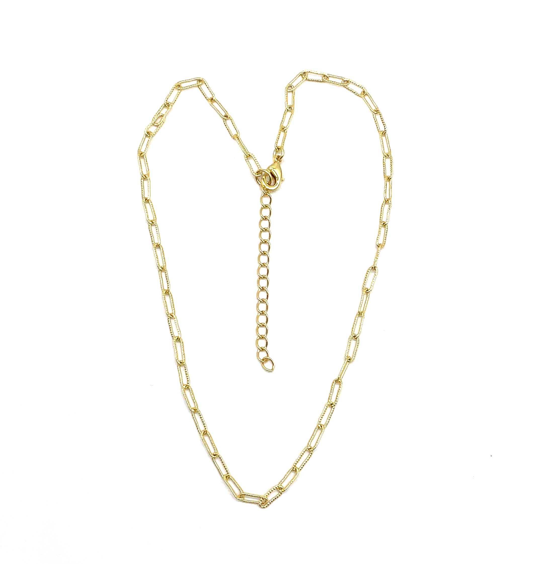 3X8MM 260BD-K BUMPY O-LINK NECKLACE