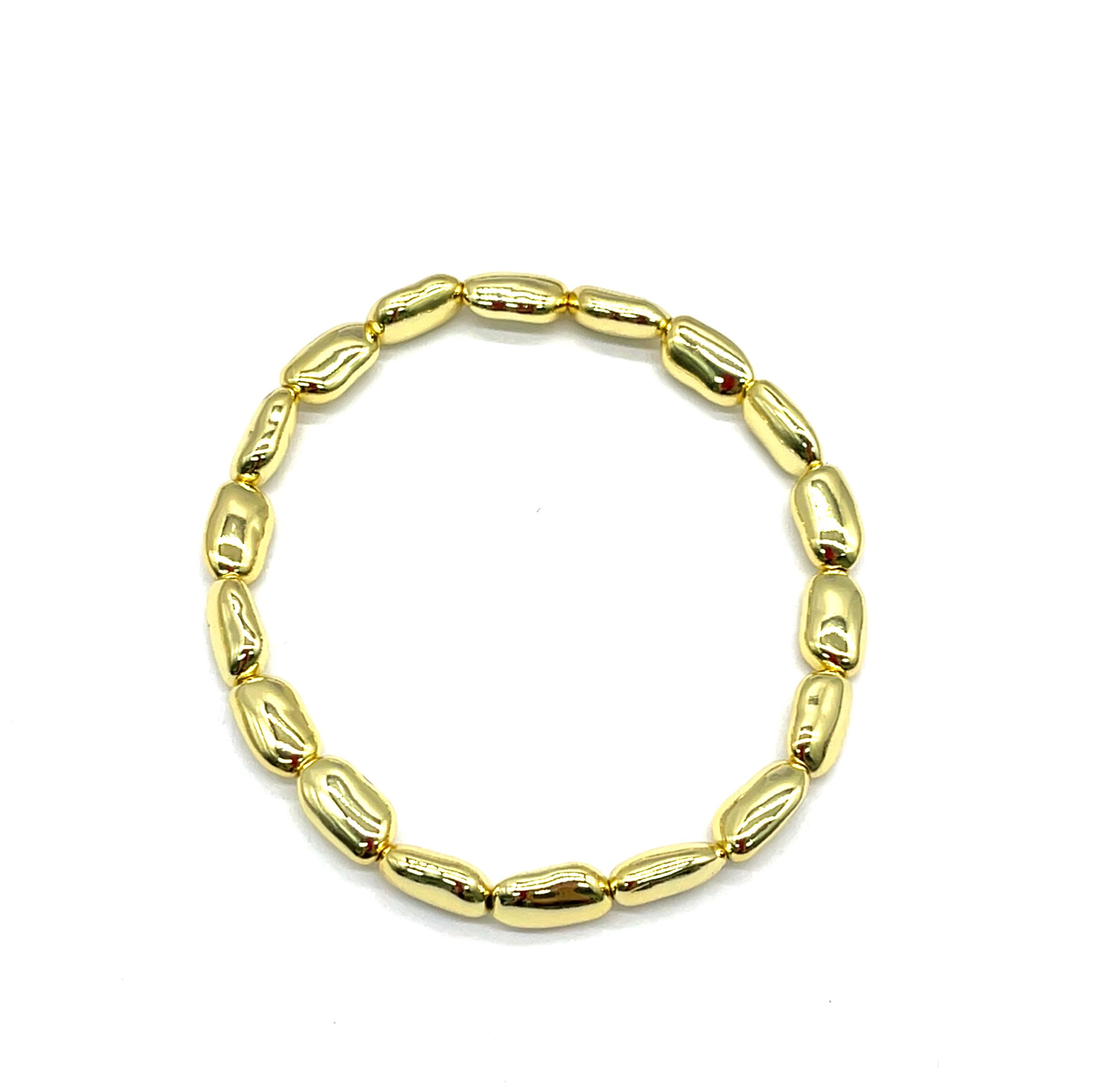 IRREGULAR CRUSHED STONES 10.7X6.1MM BRACELET