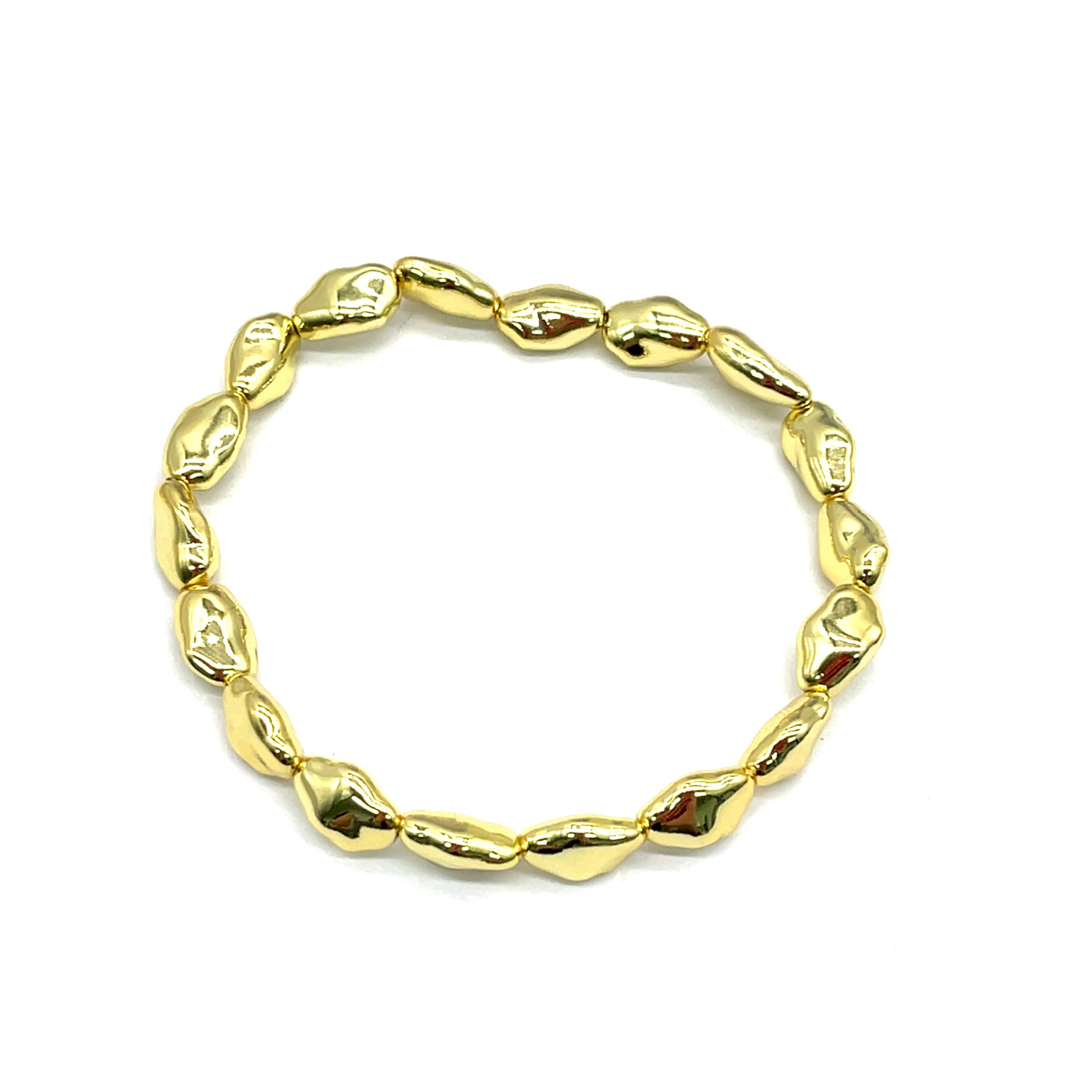 IRREGULAR CRUSHED STONES 11.3X6.9MM BRACELET