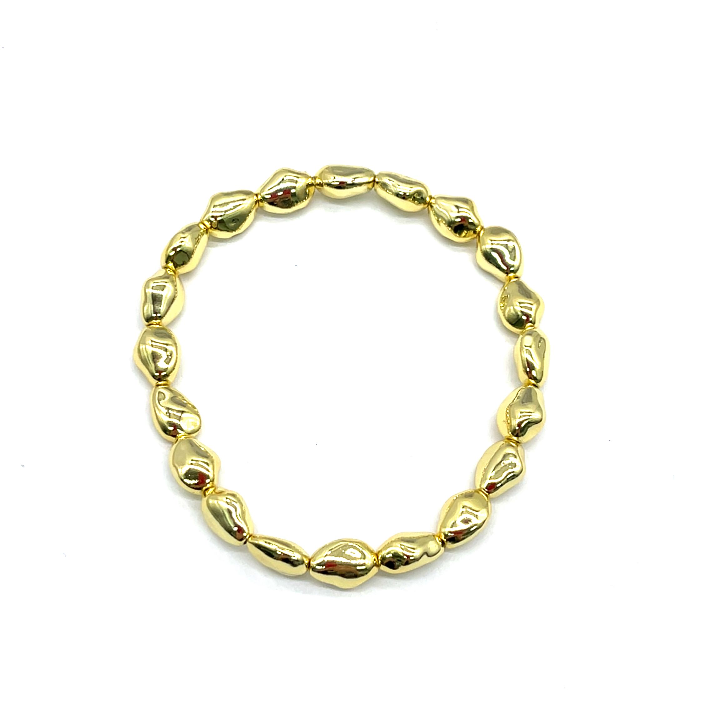 IRREGULAR CRUSHED STONES 9.2X6.9MM BRACELET