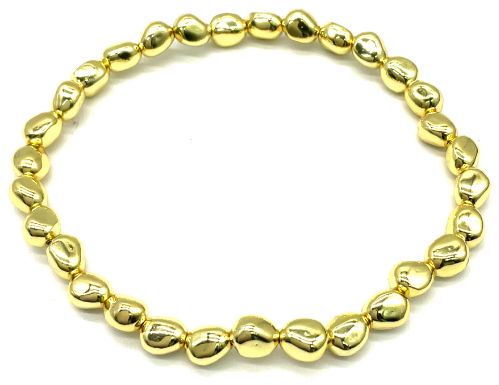 IRREGULAR CRUSHED STONES 6.2X4.7X1.2MM BRACELET