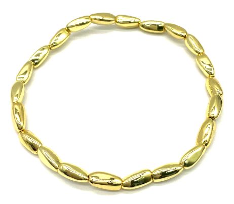 IRREGULAR CRUSHED STONES 8.6X4X1.2MM BRACELET