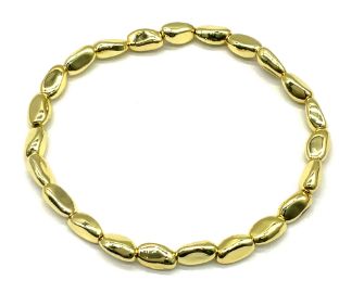 IRREGULAR CRUSHED STONES 8.2X4.5X1.2MM BRACELET