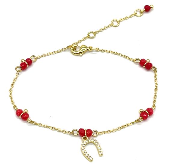 U-SHAPER HORSESHOE PENDANT BRACELET