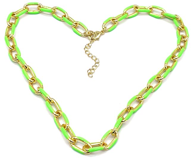 MINT COLOUR 0-CHAIN NECKLACE
