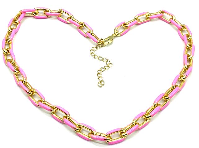 WATERMELON 0-CHAIN NECKLACE