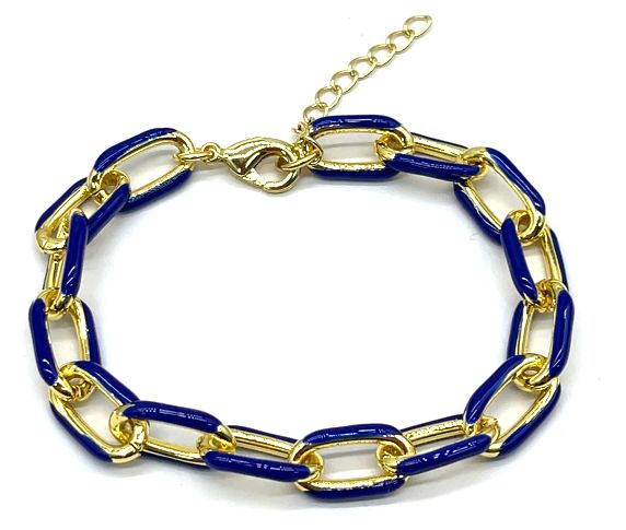DARKBLUE 0-CHAIN BRACELET