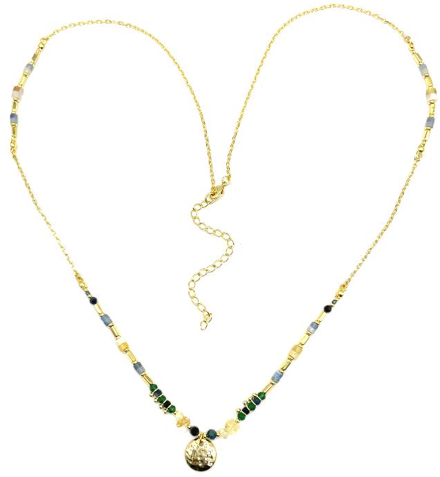 SINGLE-SIDED DIAMOND PENDANT NECKLACE 