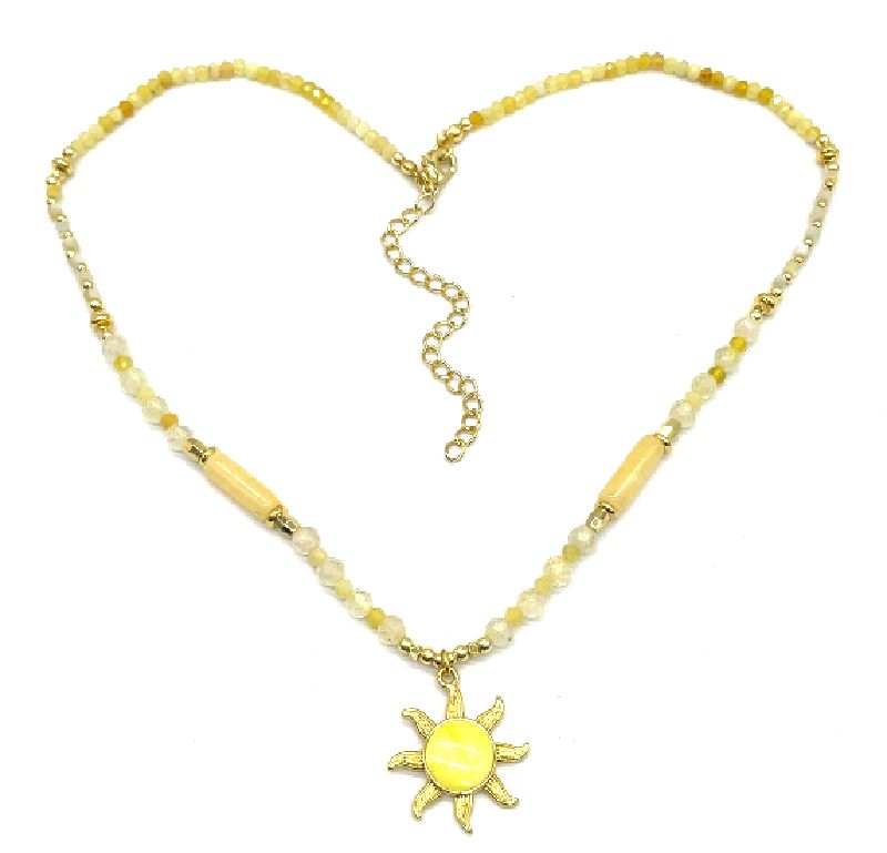 SUN PENDANT NECKLACE
