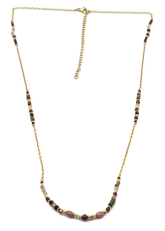 TOURMALINE CHAIN NECKLACE 