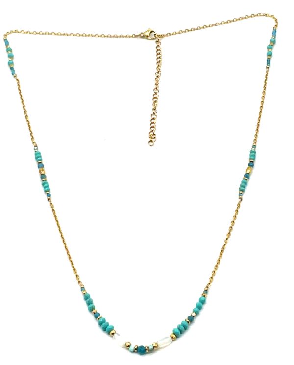 RHODOCHROSITE CHAIN NECKLACE