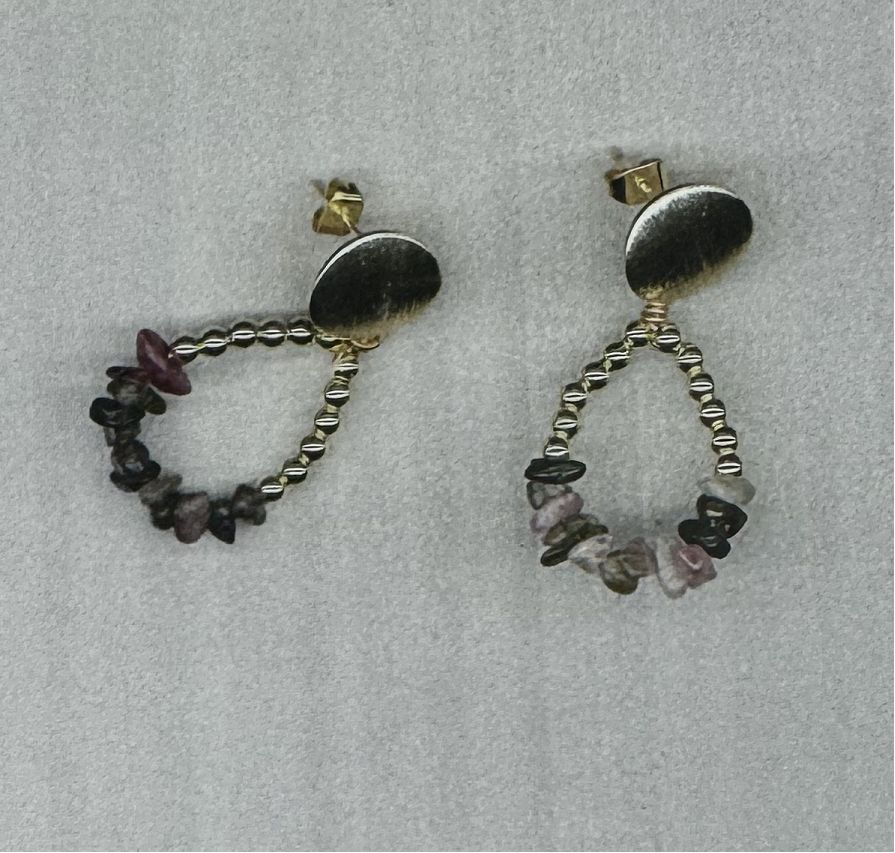 TOURMALINE STUD EARRINGS