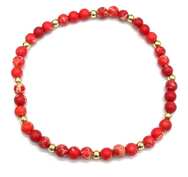 RED EMPEROR STONE BRACELET