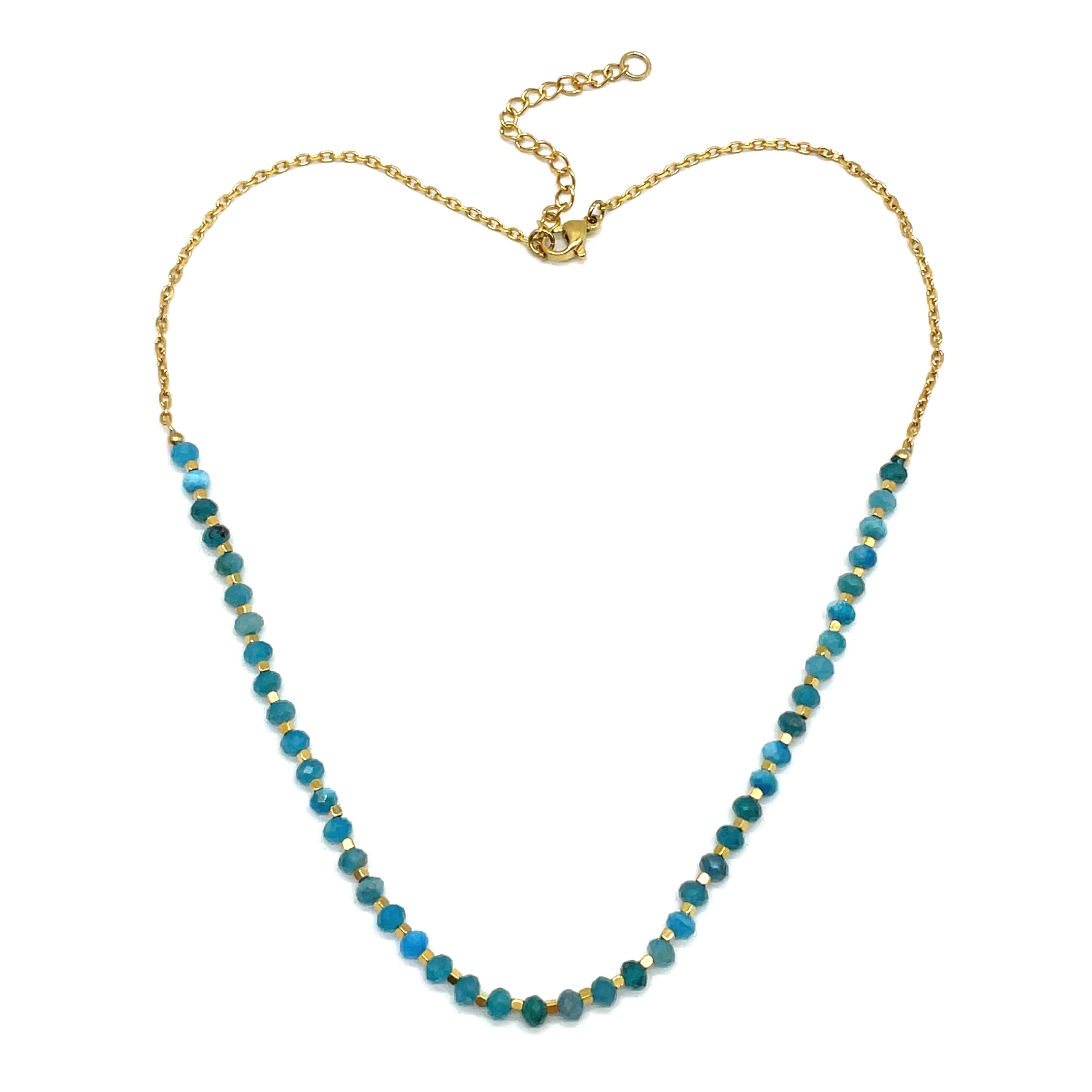 APATITE ABACUS BEADS NECKLACE
