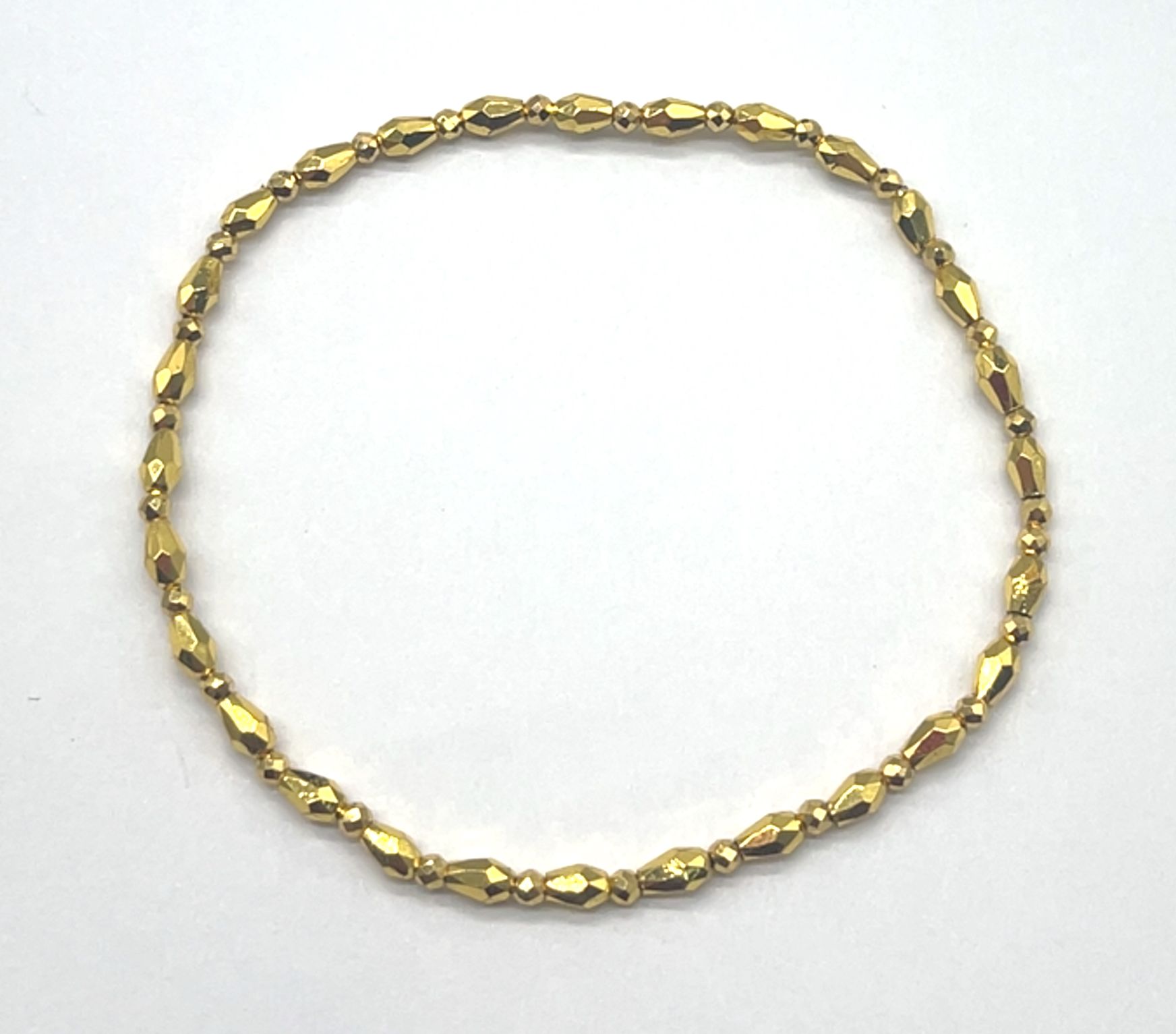 GOLD WATER DRIP BEADS BRACELET