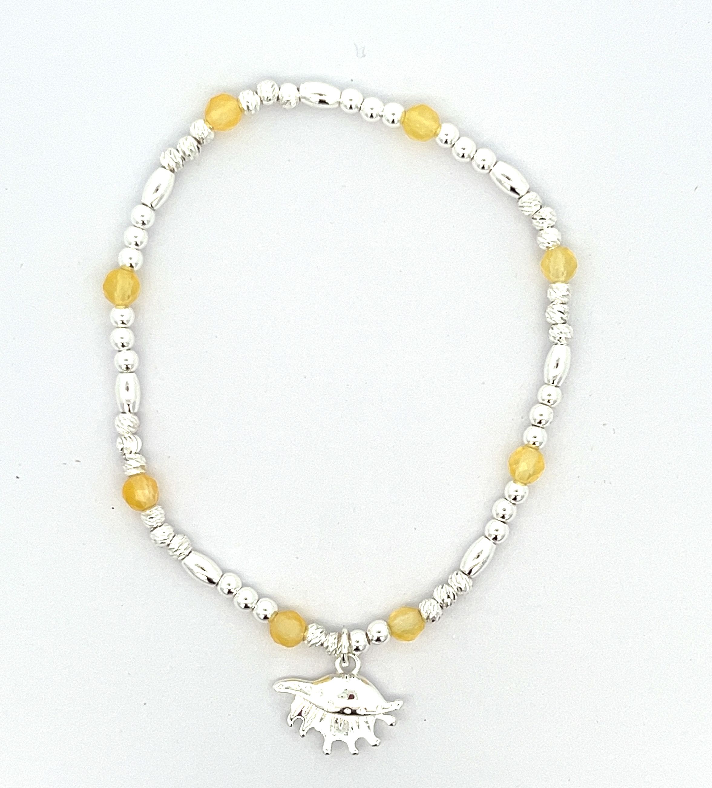 WITCH BONE SNAIL SHELL PENDANT BRACELAT