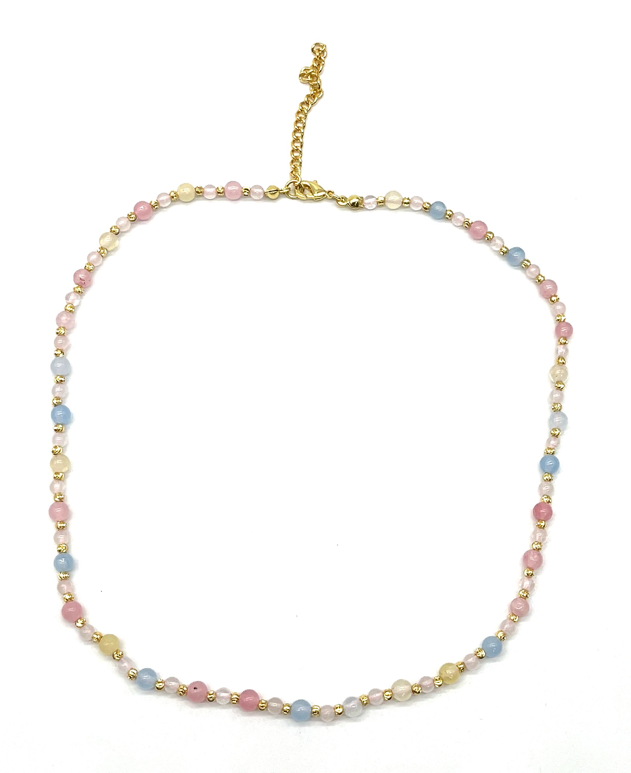 COLORFUL ROUND BEADS NECKLACE