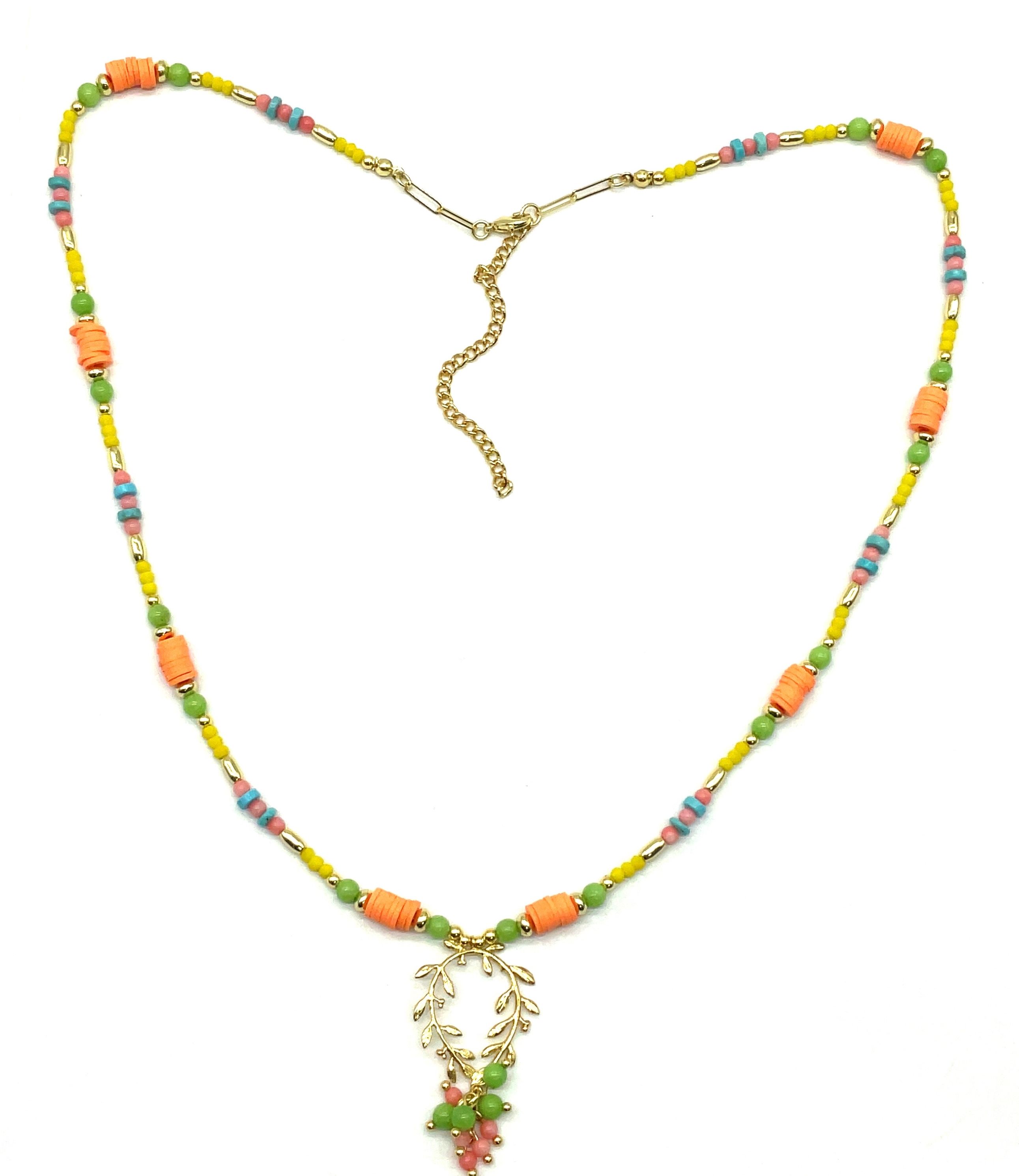 GOLDEN BRANCH PENDANT NECKLACE