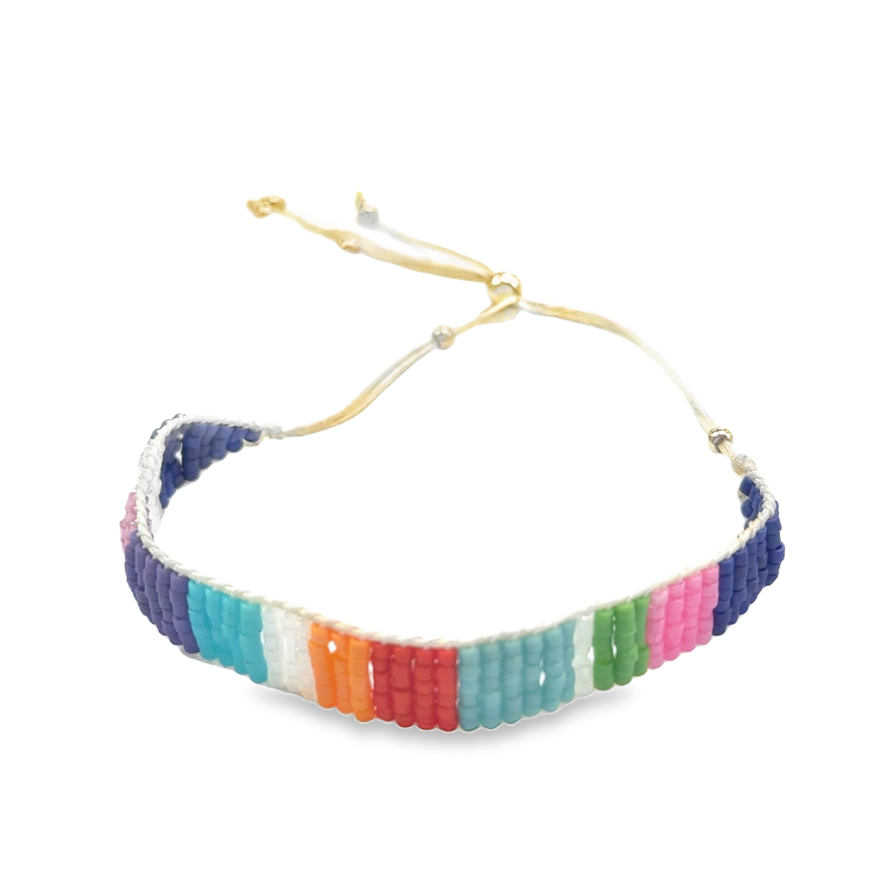 COLORFUL DB BEADS WOVEN BRACELET