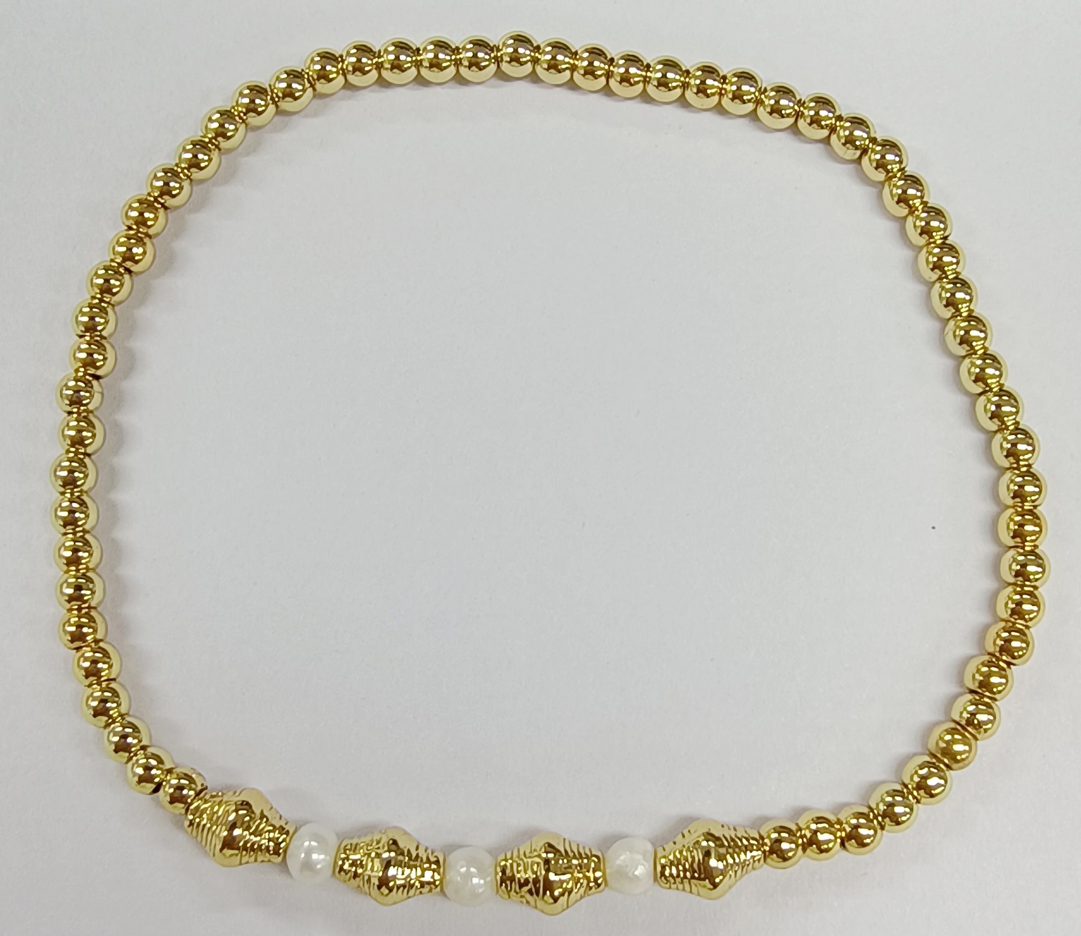 CONCH THREADING STRETCH WIRE BRACELET