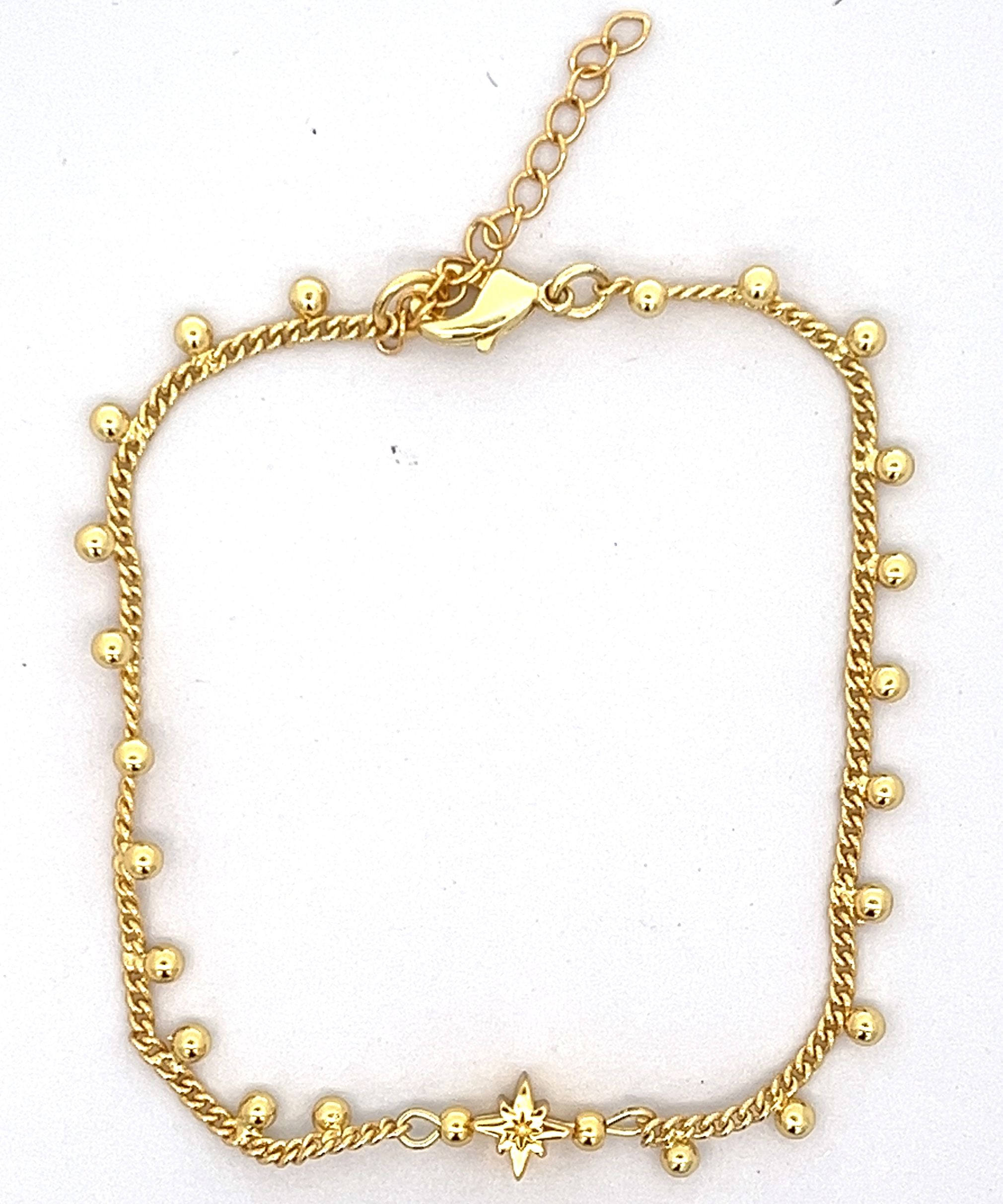 TIANMANG STAR COPPER BEADS CHAIN BRACELET